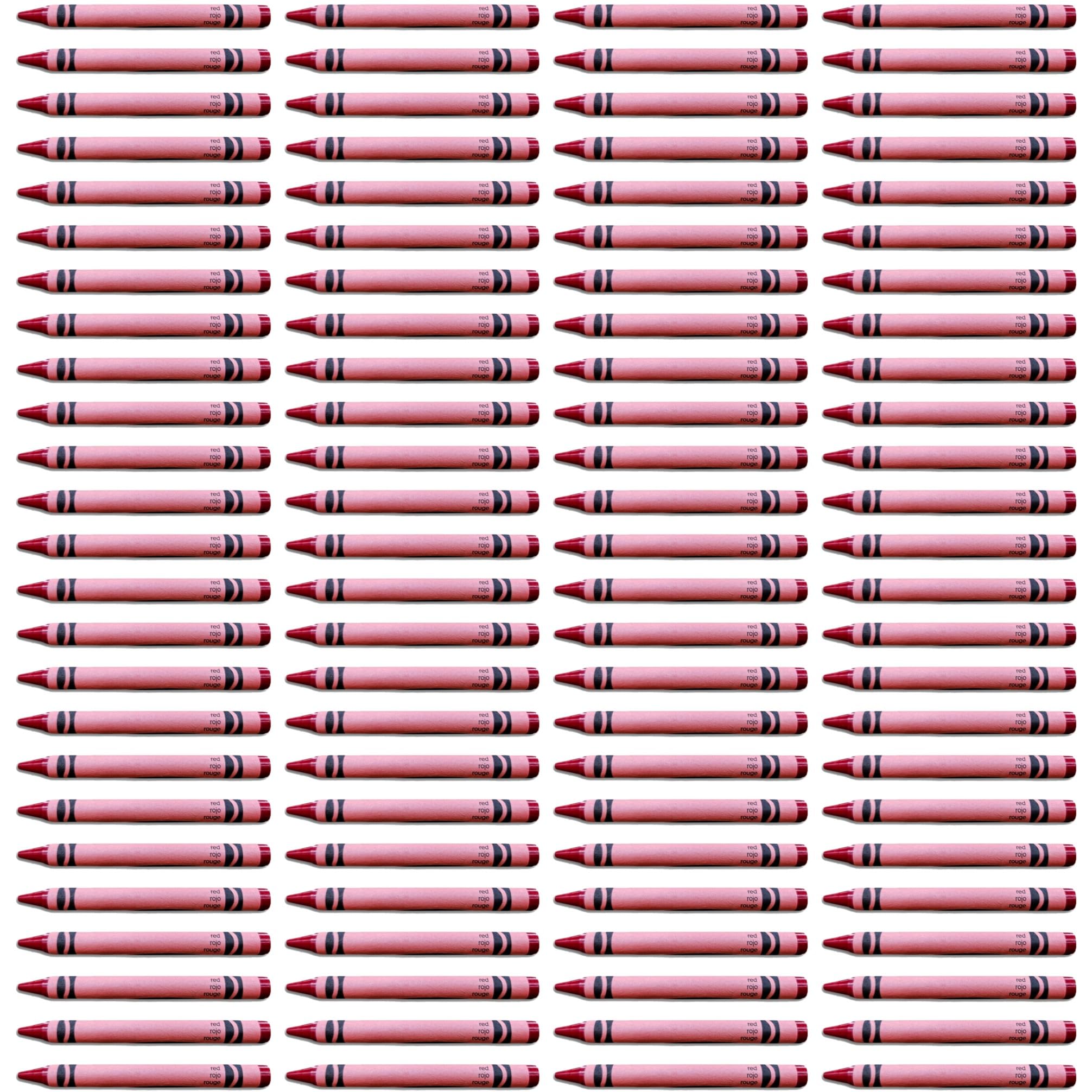 Red Crayon Bulk Value Pack |  d 100 Count 5