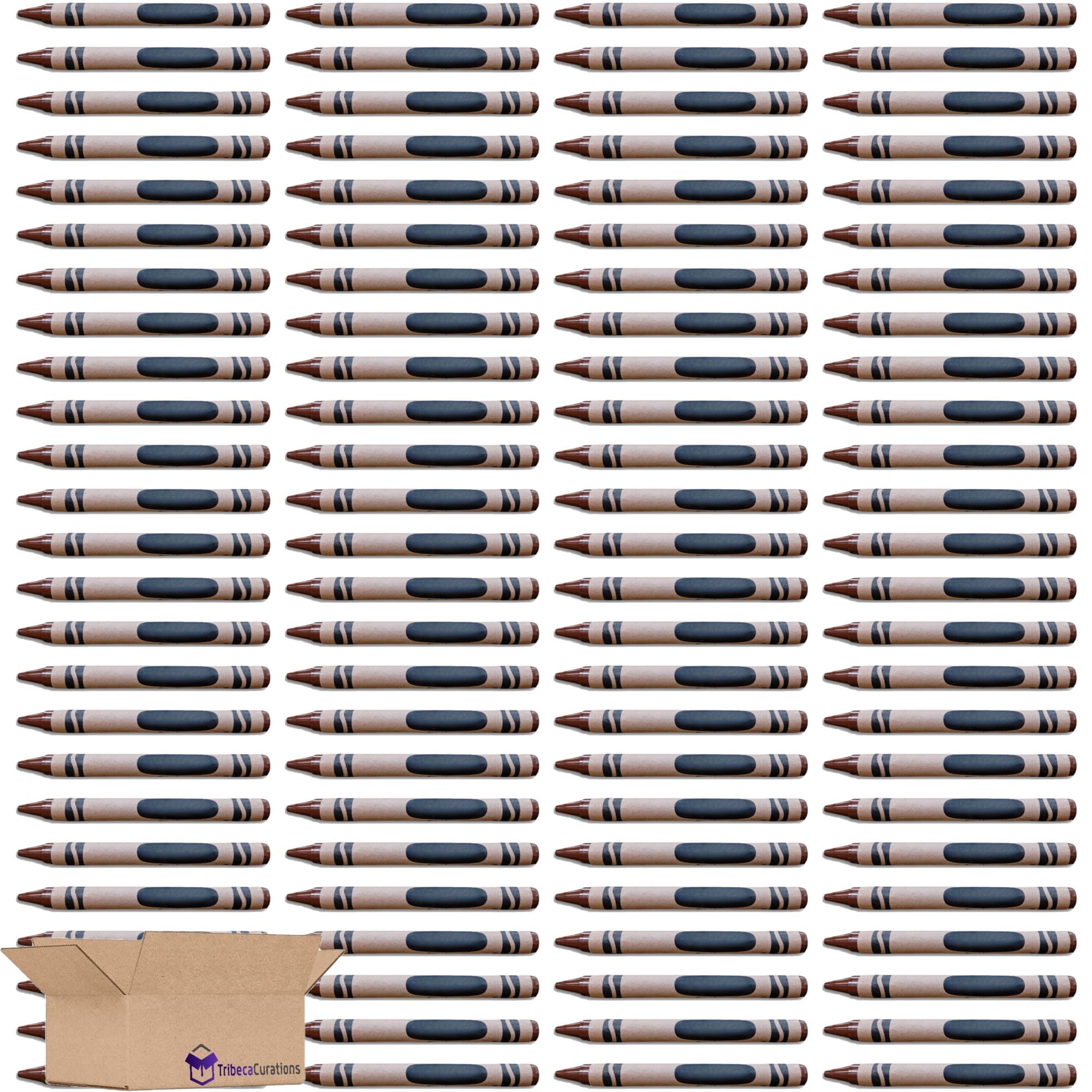 Brown Crayon Bulk Value Pack |  d 100 Count 3