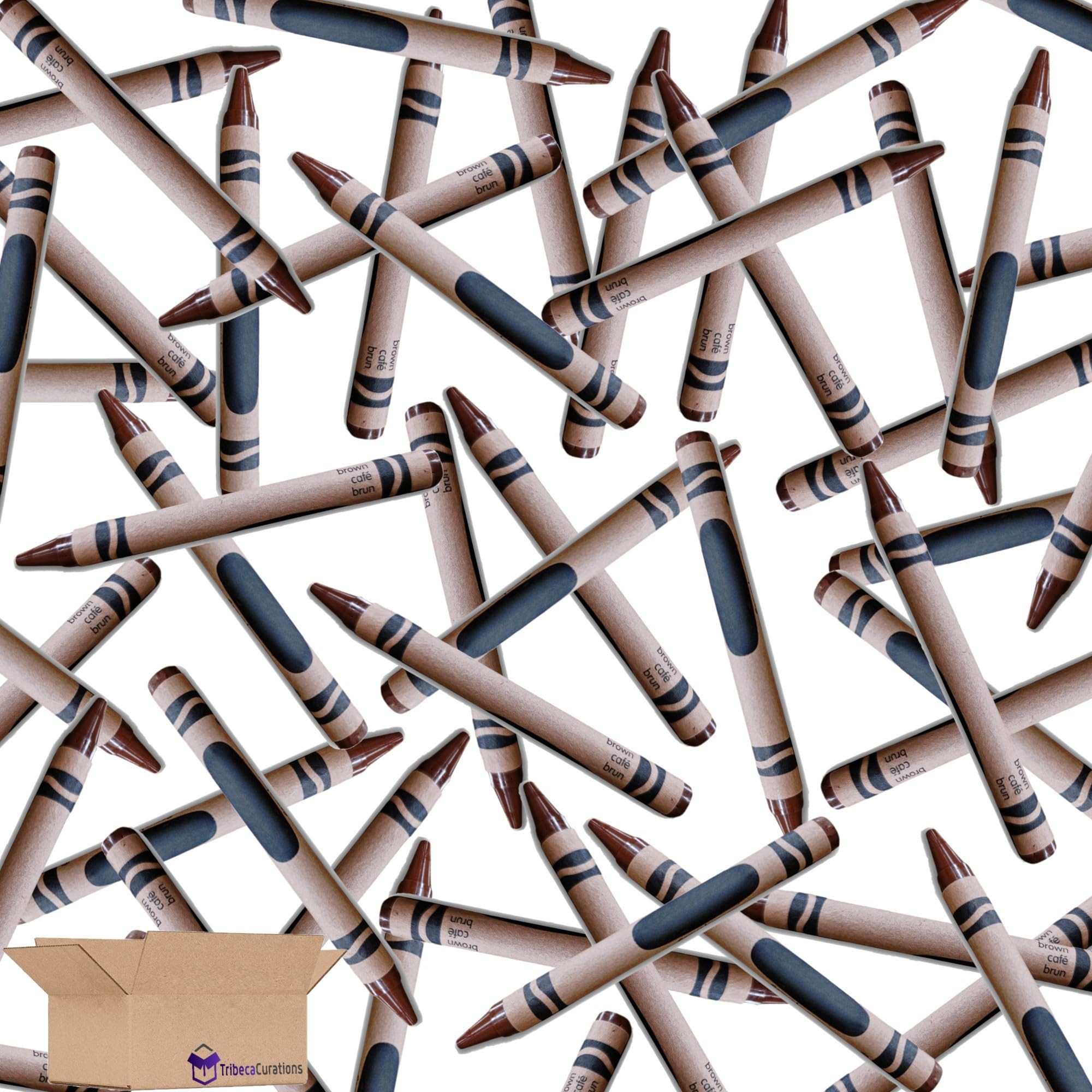 Brown Crayon Bulk Value Pack |  d 100 Count 4