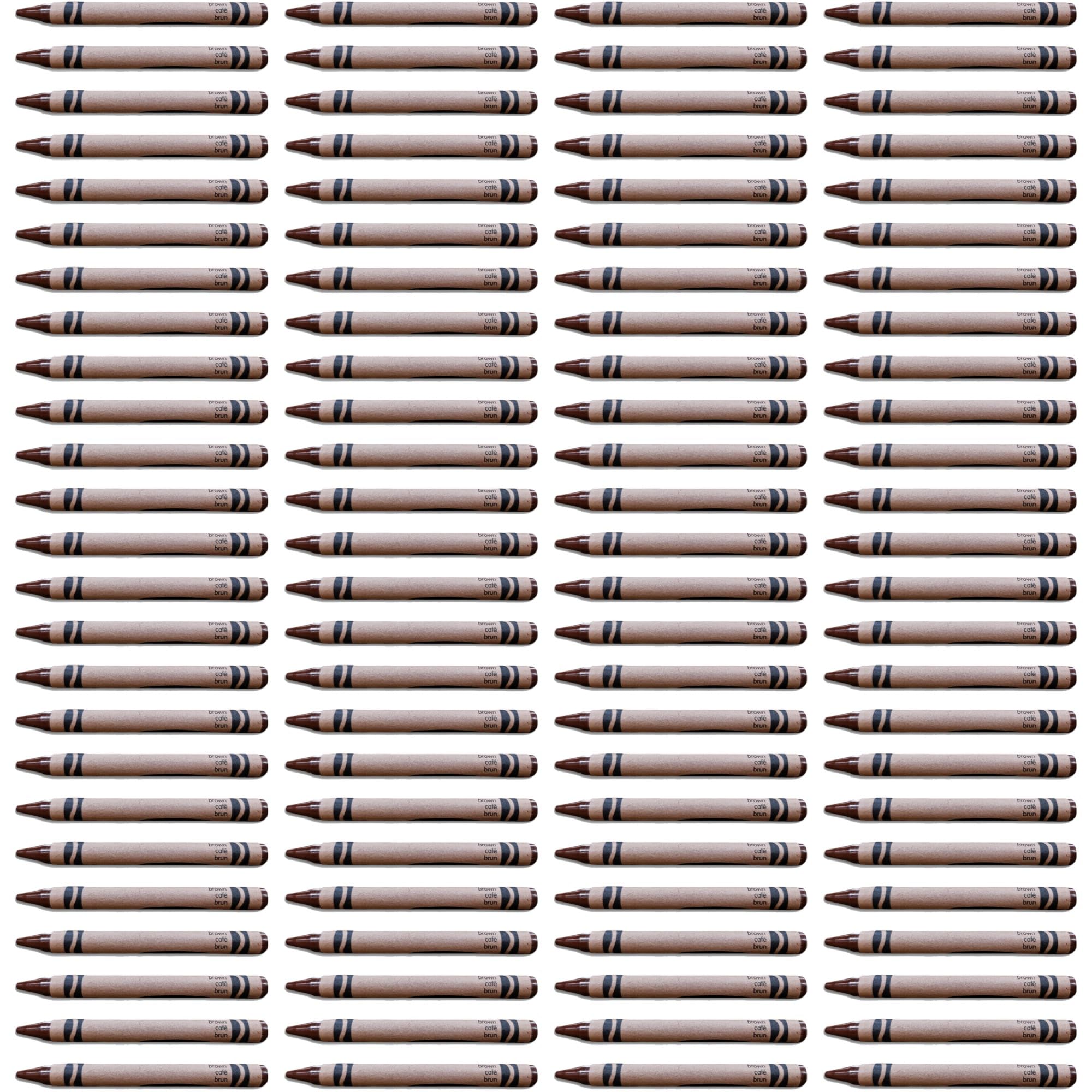 Brown Crayon Bulk Value Pack |  d 100 Count 5