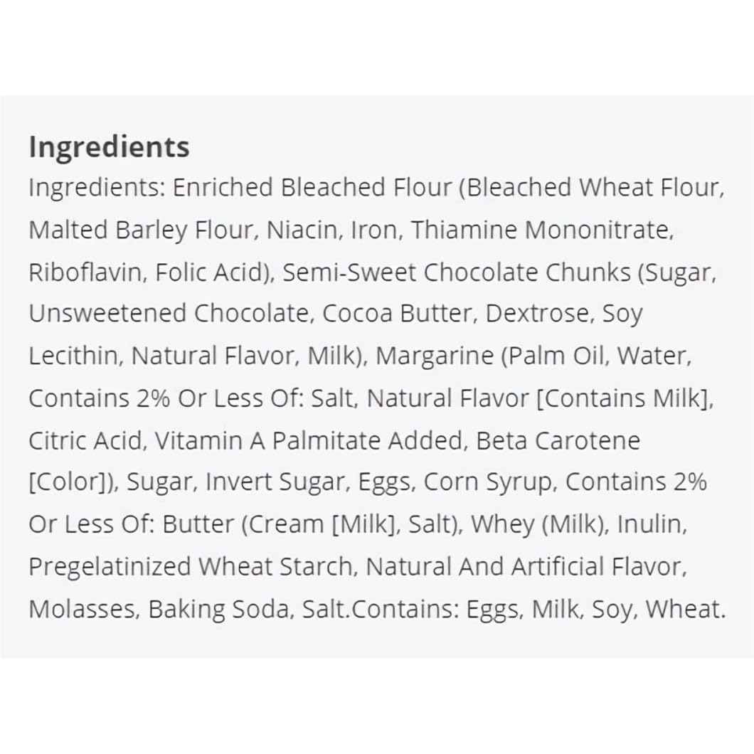 Otis Spunkmeyer Individually Wrapped Chocolate Chunk 2 Oz. Cookies | 12 Pack 6