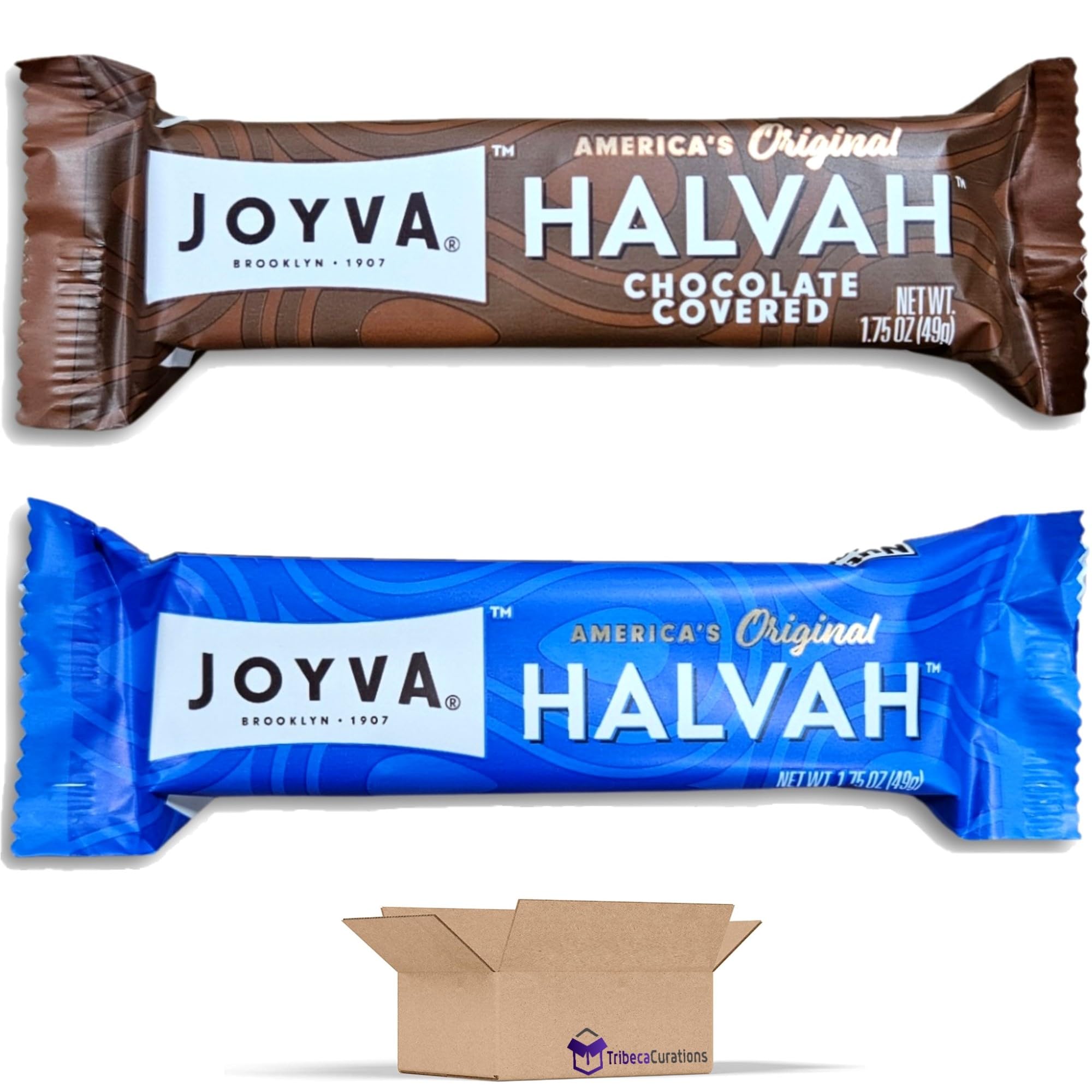 Joyva Halvah Bars Value Pack   1.75 Ounce | Chocolate & Vanilla Combo | Pack of 12 3