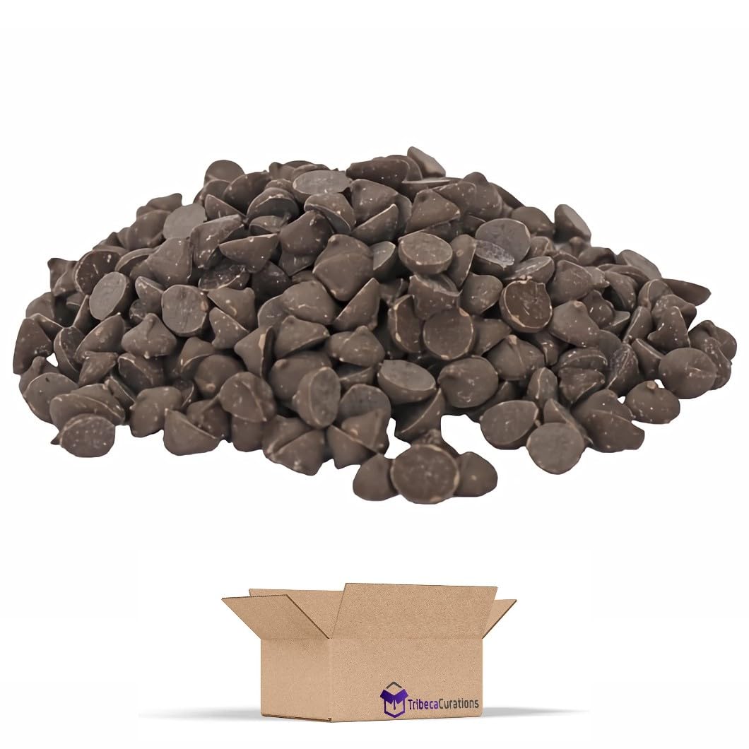 Ambrosia Chocolate Flavored Chips Bulk Value Pack   | 10 Pound Bag (4000 Count) 4