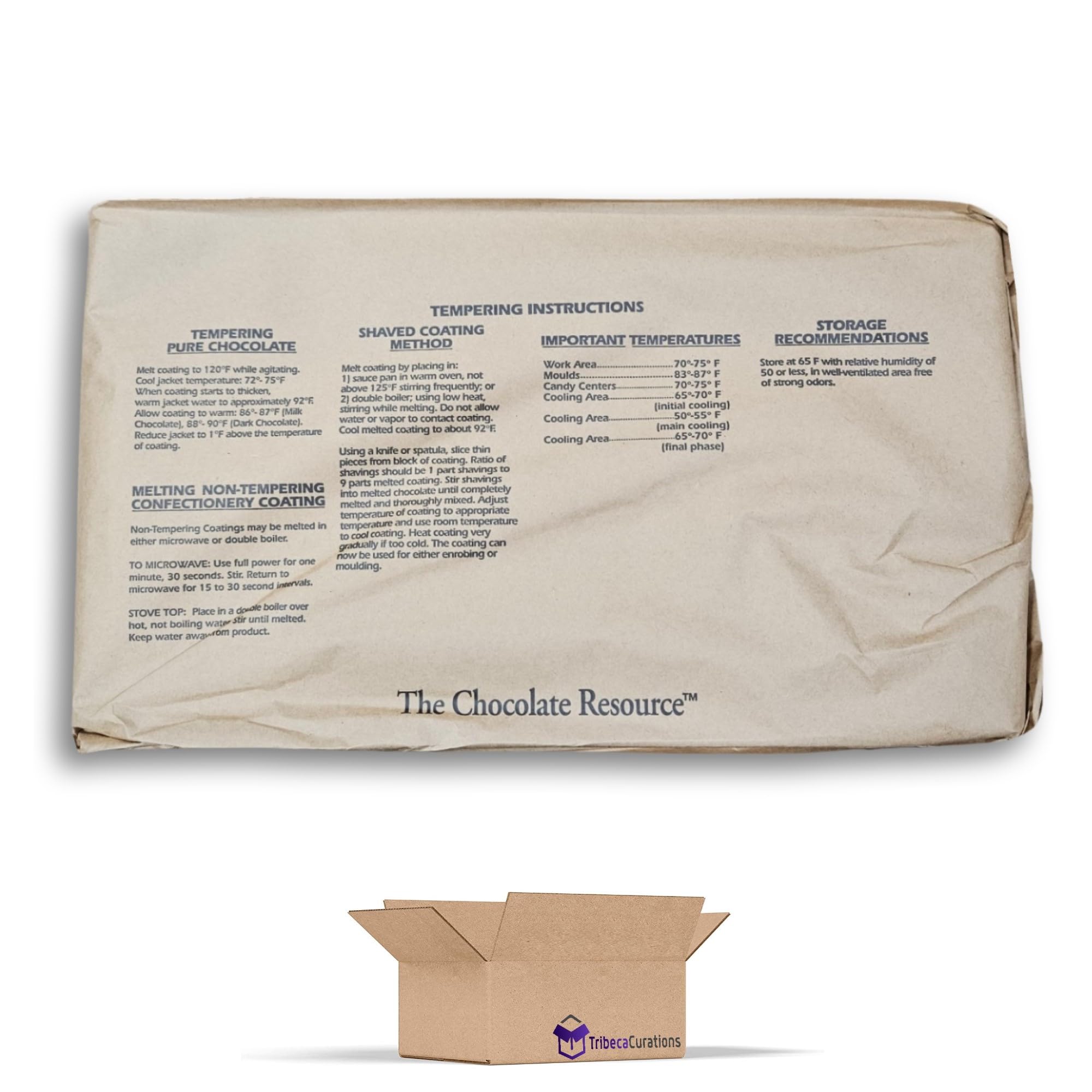 Ambrosia Elite Bittersweet Chocolate Coating Bulk 10 Pound Block 4