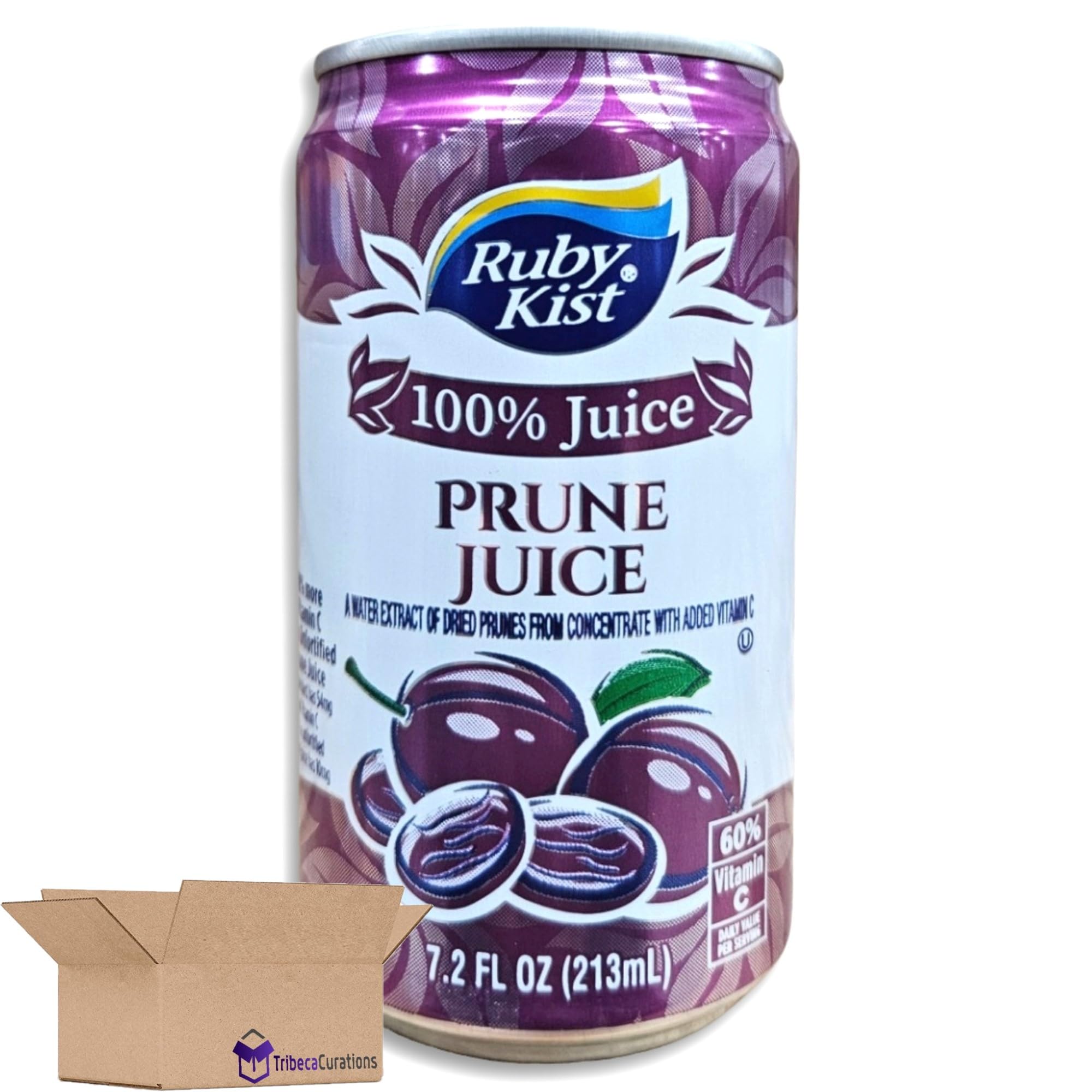 Ruby Kist 100% Prune Juice Value Pack   | 7.2 Fl Oz Can | Pack of 12 3