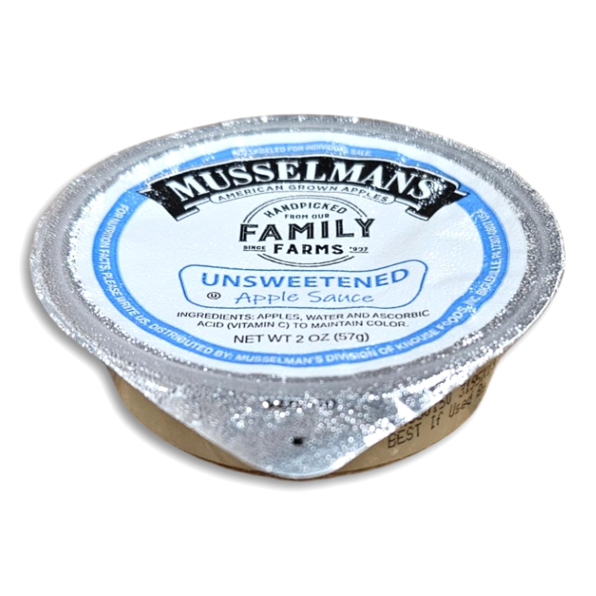 Unsweetened Apple Sauce Cup Value Pack   2 Ounce | Pack of 36 5