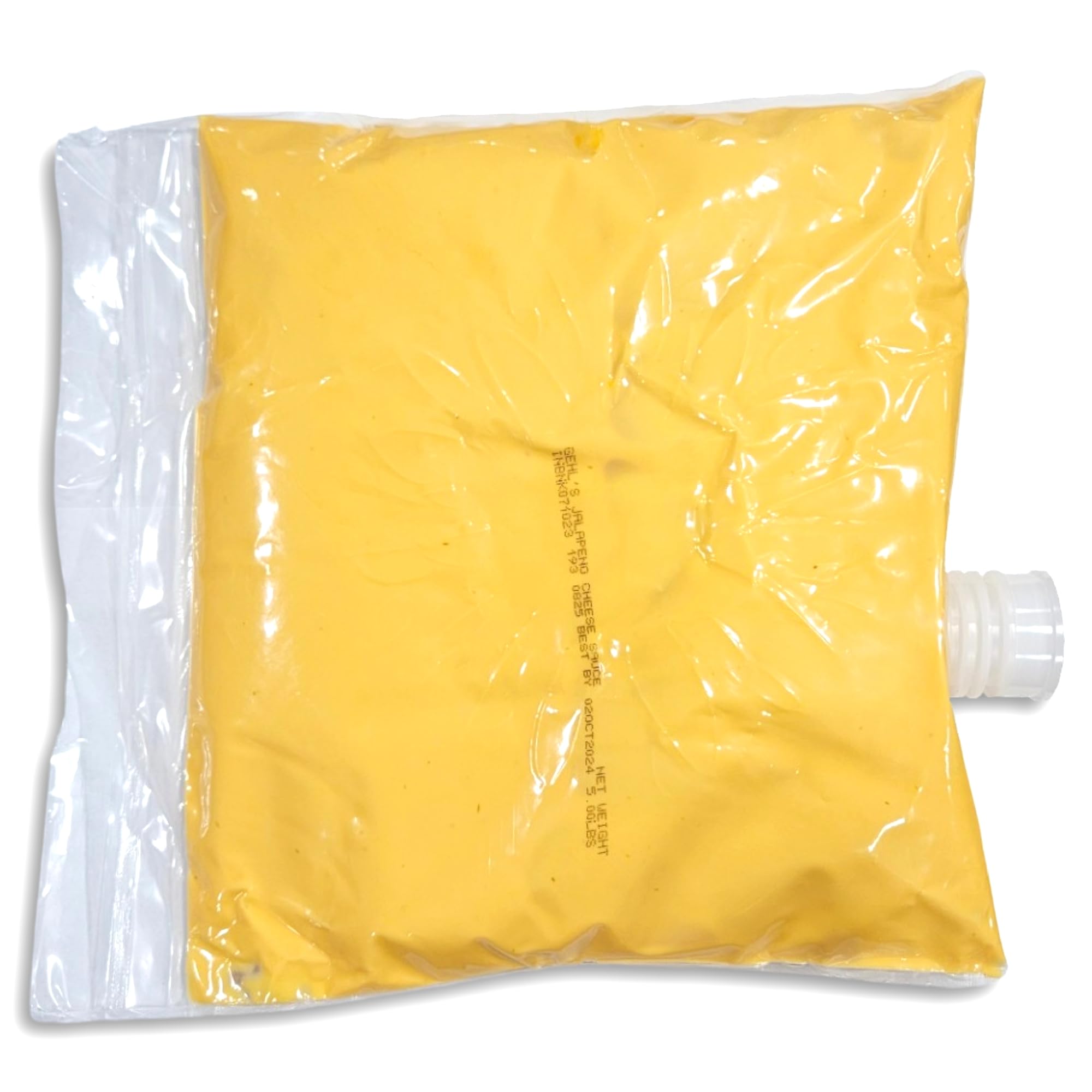 Jalapeno Nacho Cheese Sauce Bulk Value Bag With Hose by Gehl's | 80 Ounce Bag 3