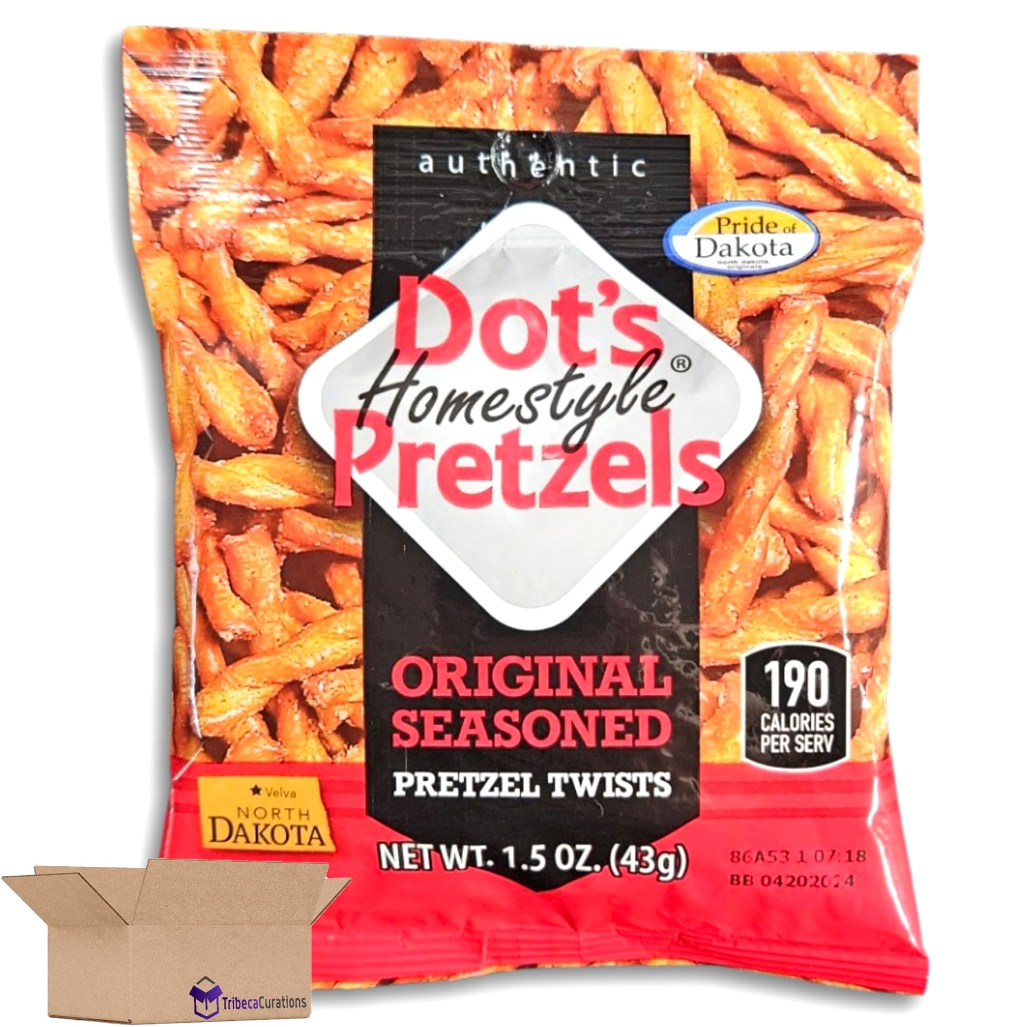 Dot's Pretzels Original Seasoned Pretzel Twists Value Pack   1.5 Ounce | Pack of 12 3