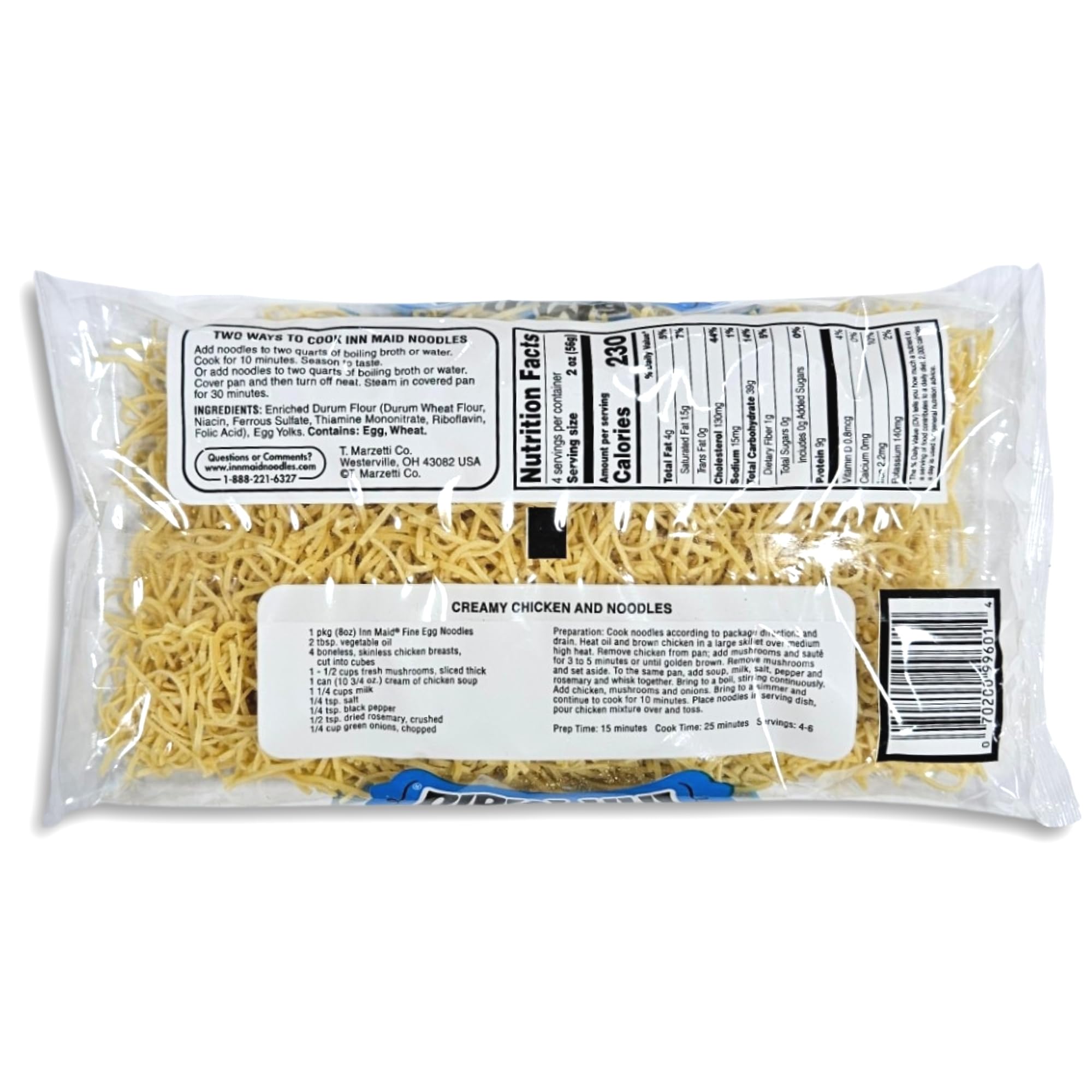 Fine Egg Noodles Value Pack | 8 oz, Pack of 6 4
