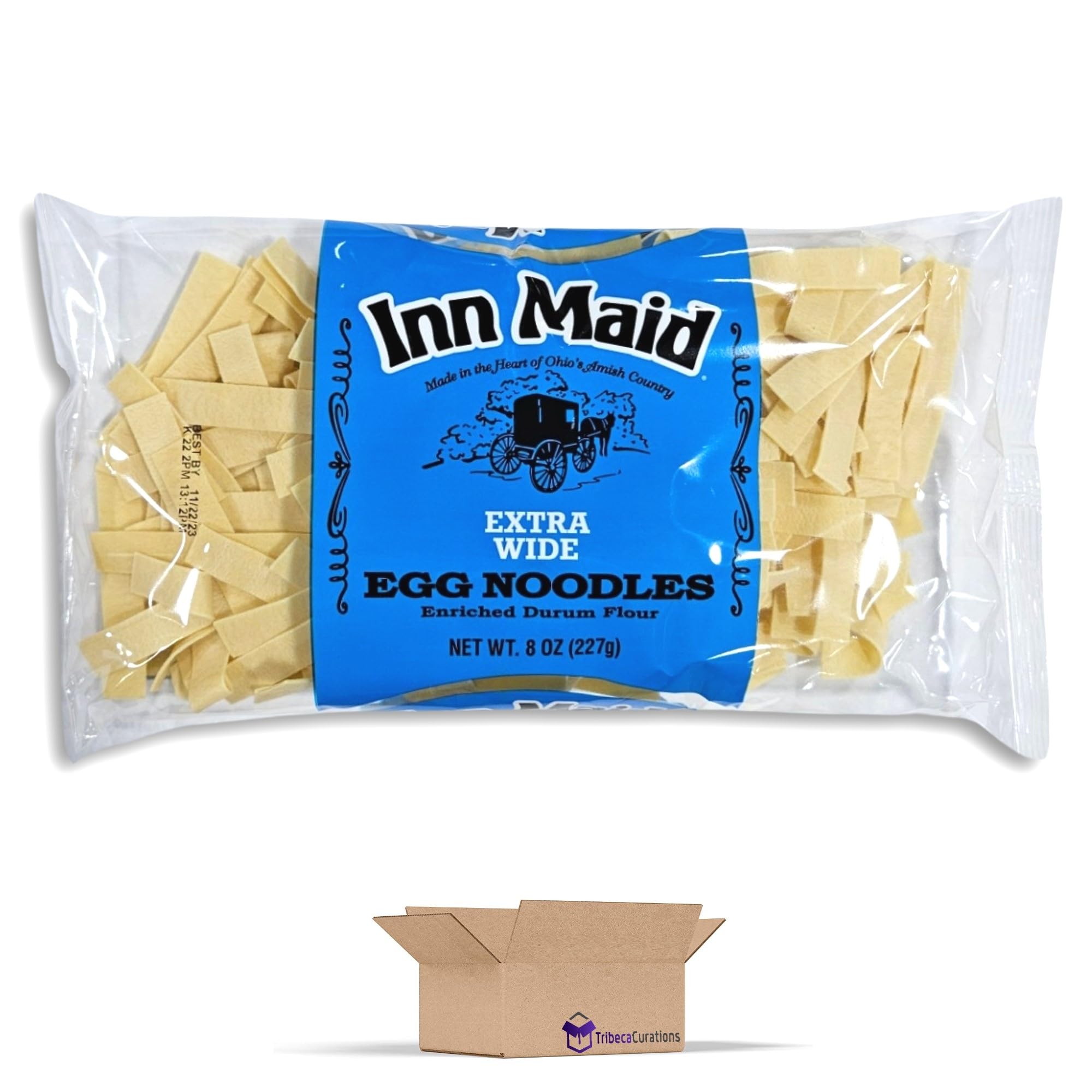 Extra Wide Egg Noodles Value Pack   | 8 Ounce Bag | Pack of 6 3