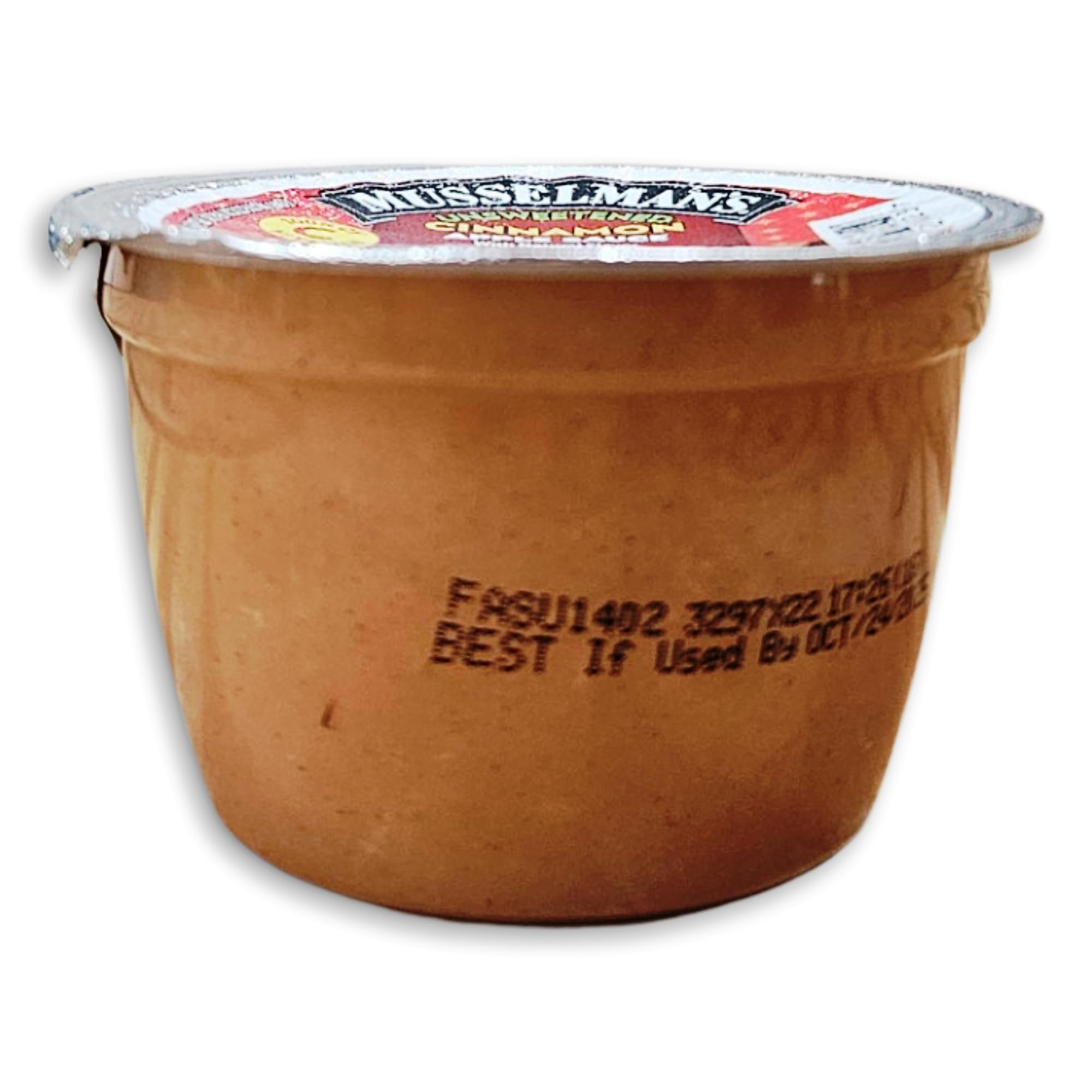Unsweetened Cinnamon Apple Sauce Cup Value Pack   | 4.5 Ounce | Pack of 24 4