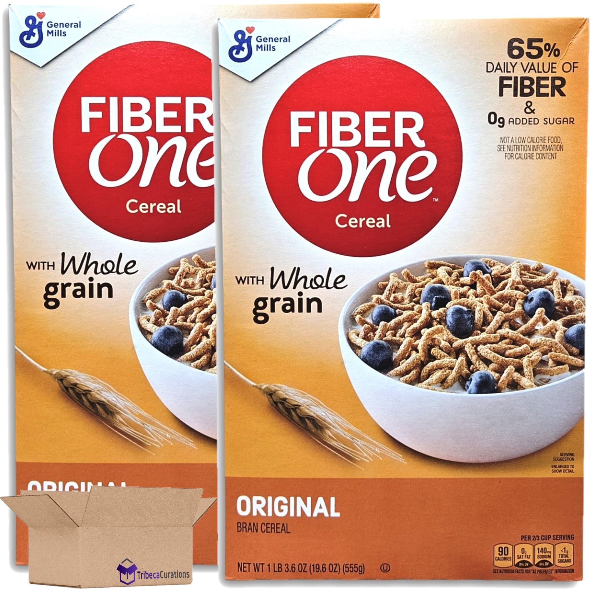 High Fiber One Bran Sticks Cereal Value Pack 19.6 Ounce Box | Pack of 2 2