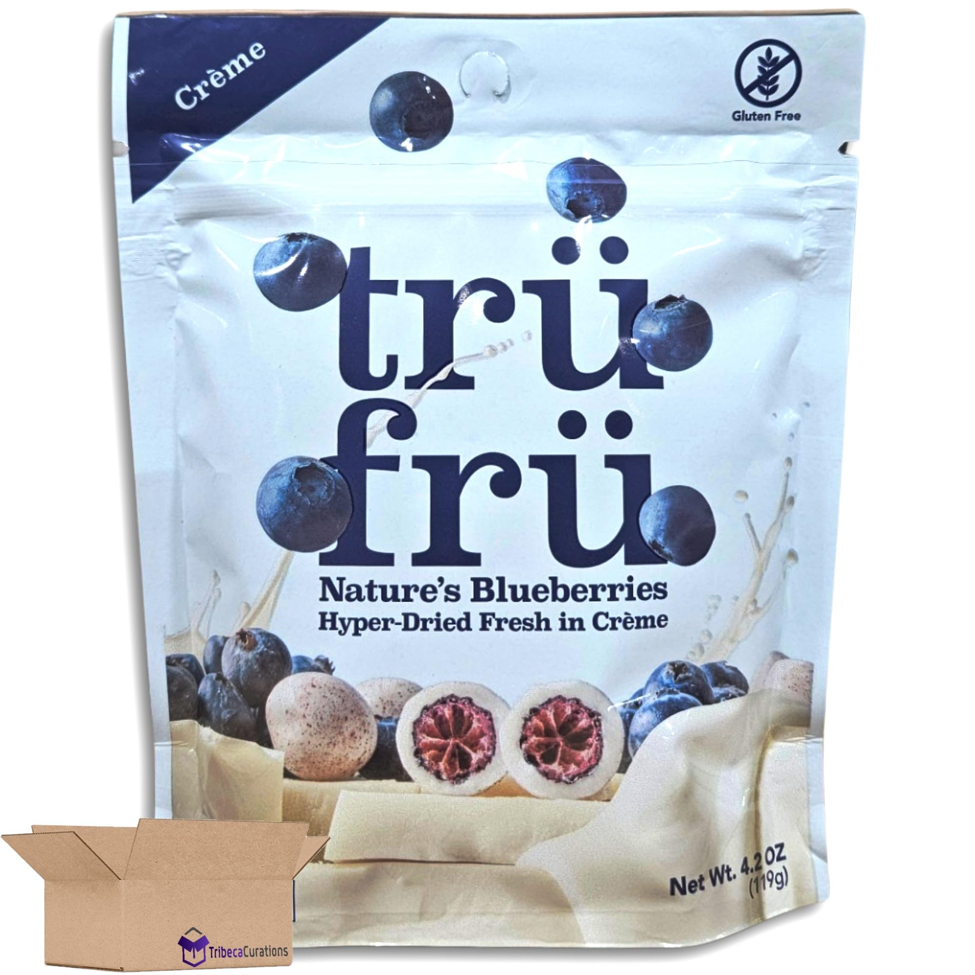 Tru Fru Creme Covered Hyper-Dried Fresh Blueberries, 3.4 Oz, 6 Pack 3
