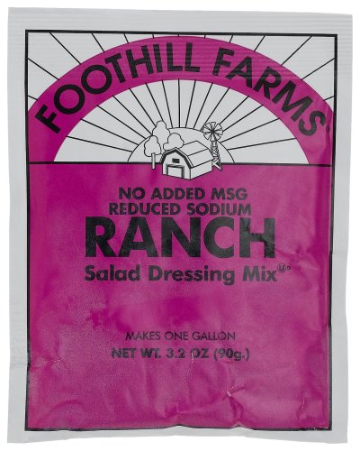 Foothill Farms Ranch Dressing (no MSG) Mix, 3.2-Ounce Units (Pack of 18) 2