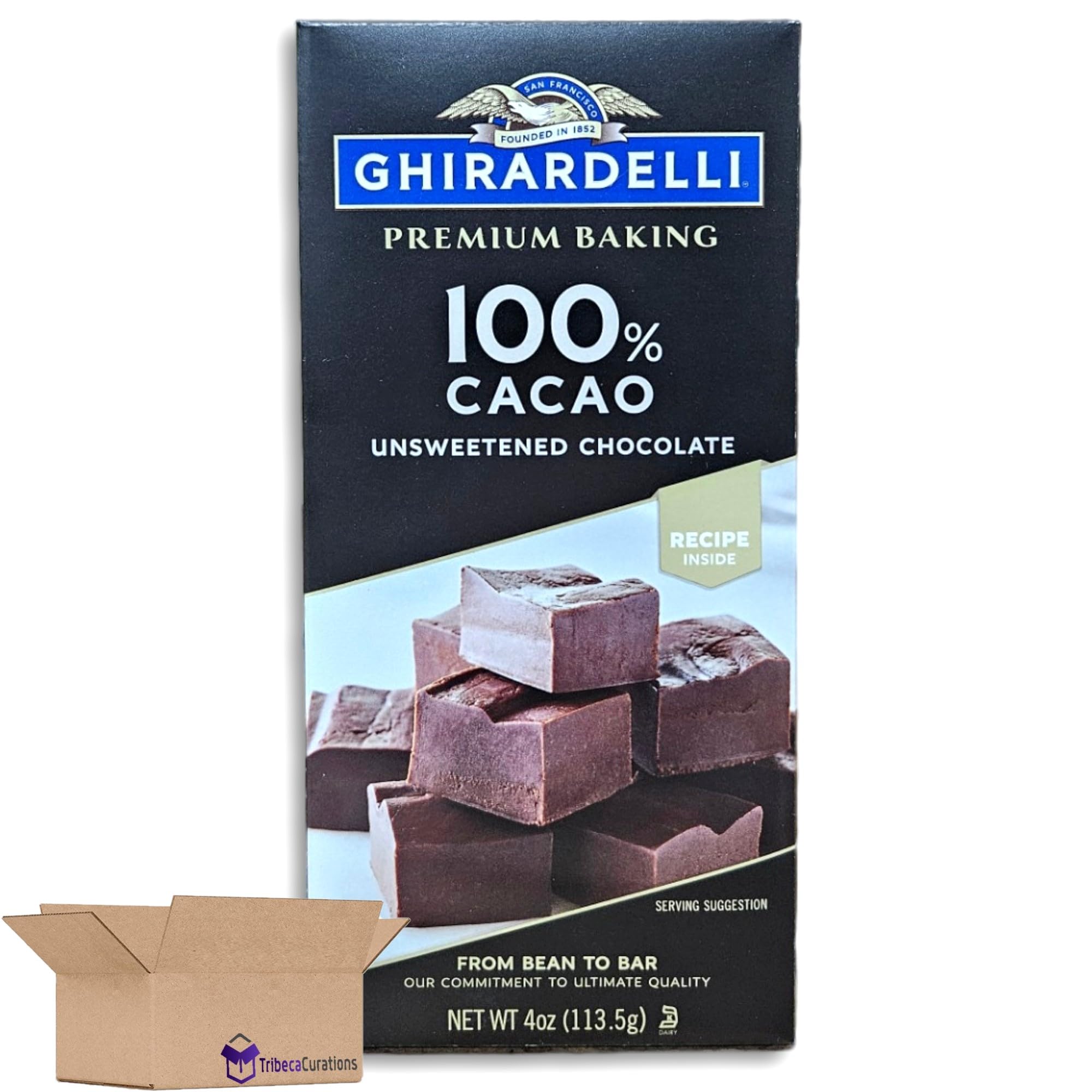 Premium Baking 100% Cacao Unsweetened Chocolate Bar Value Pack, 4 Oz | 12 Bars 3