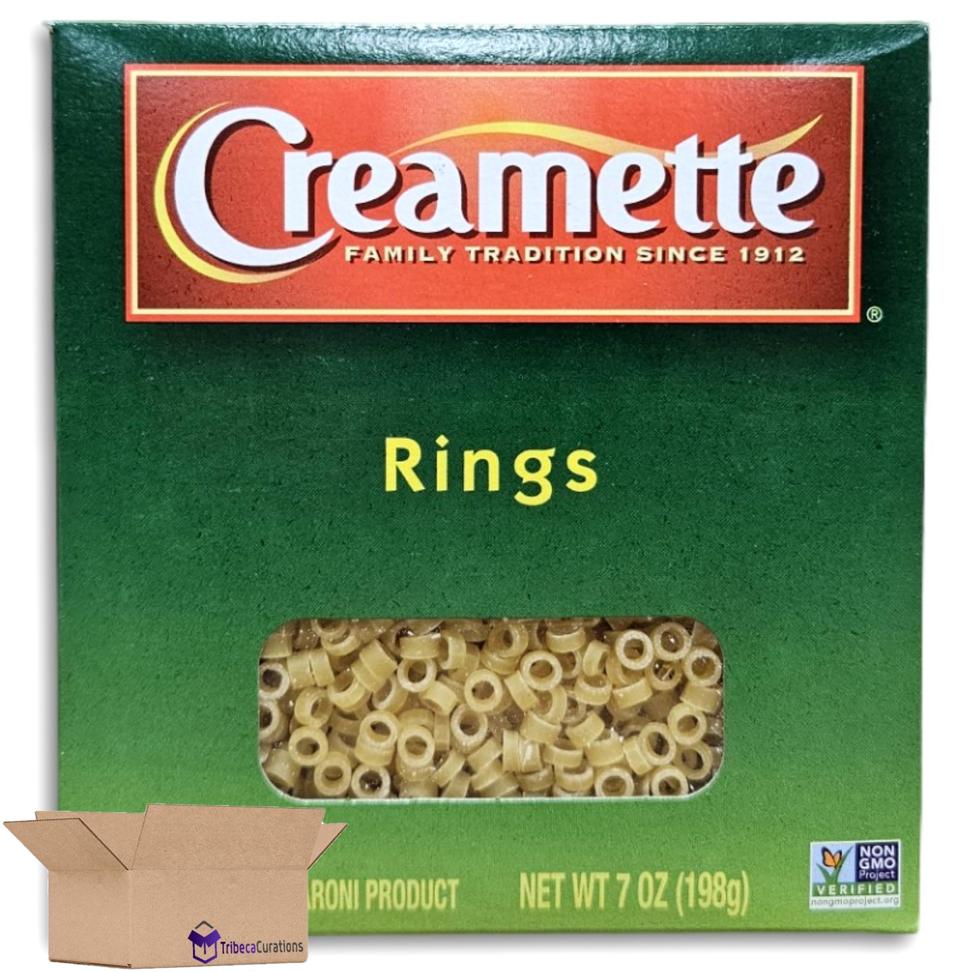 Creamette Small Rings Pasta Value Pack   7 Ounce | Pack of 6 3