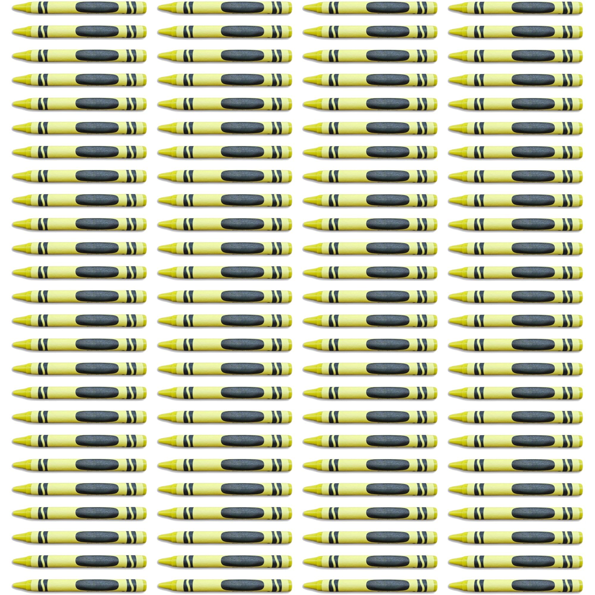 Laser Lemon (Highlighter Yellow) Crayon Bulk Value Pack 100 Count 6