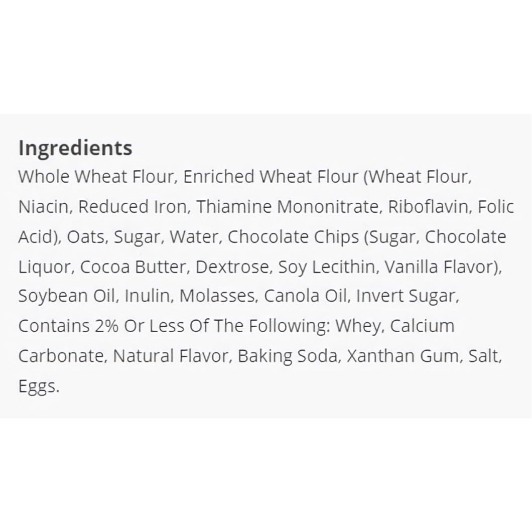 Readi-Bake Mini Benefit Bars Value Pack   1.25 Ounce | Oatmeal Chocolate Chip | Pack of 48 6