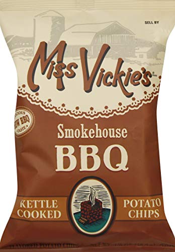 Miss Vickie's Kettle Cooked Potato Chips, Smokehouse BBQ, 1.375 Oz | 6 Bags 2