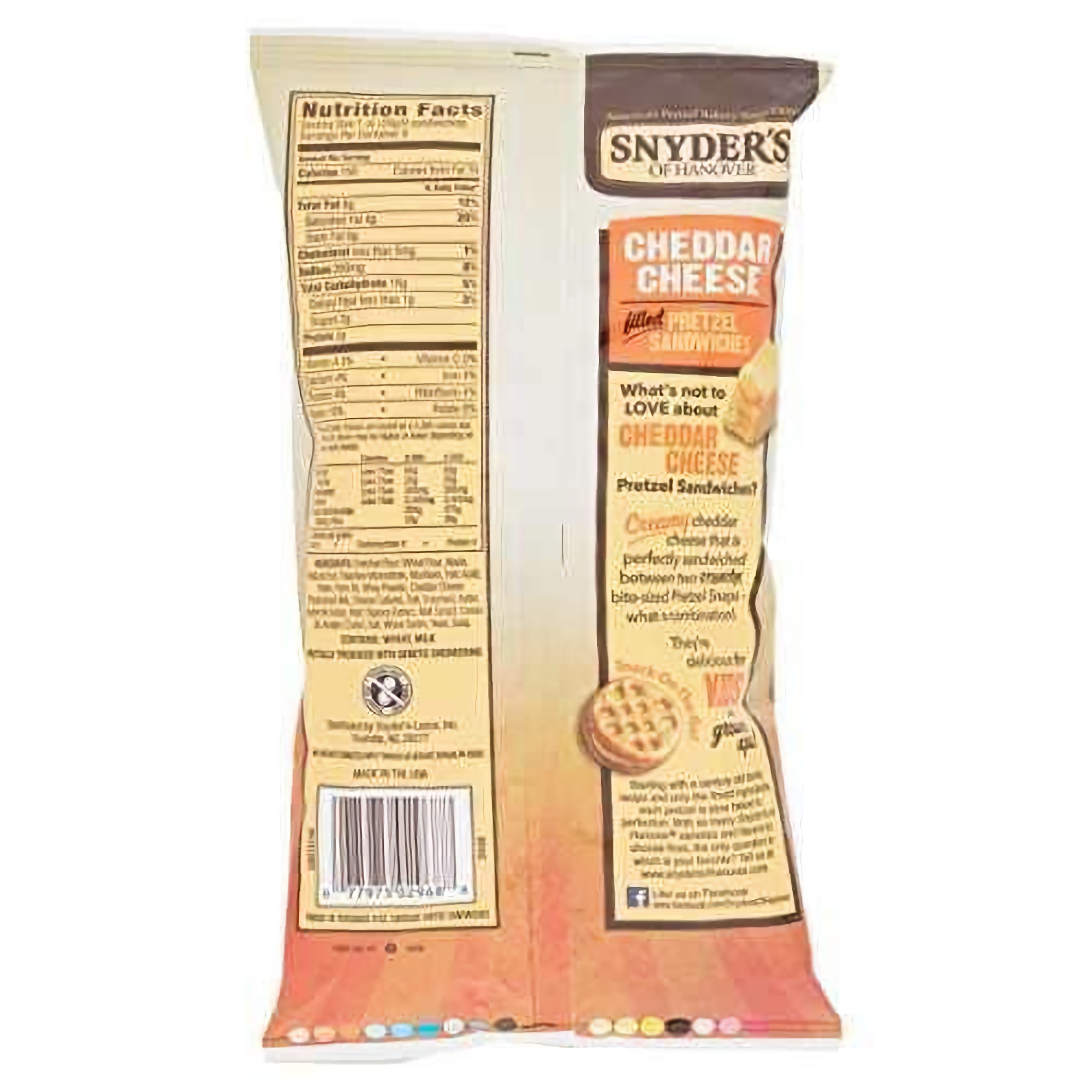 Snyder's of Hanover Pretzel Sandwiches - Cheddar Cheese - 8 oz - 2 pk 3