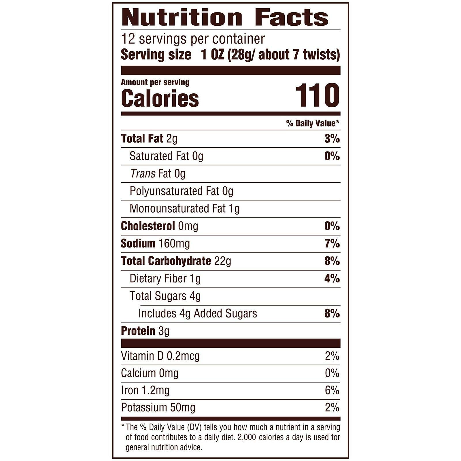 Snyder's Honey Wheat Braided Twists 12oz | 4 Bags 6