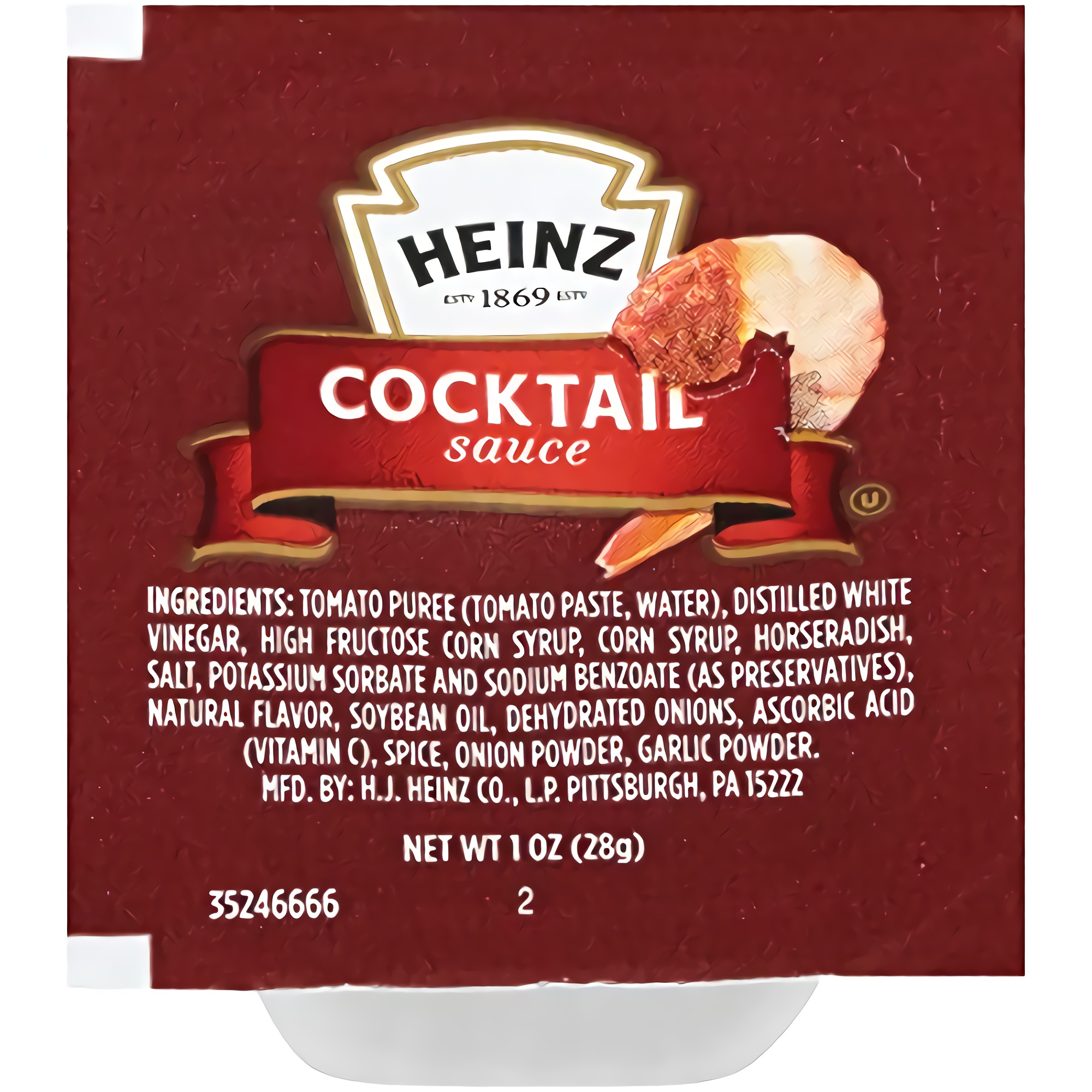 Heinz Single Serve Cocktail Sauce (100 ct Casepack, 1 oz Cups)