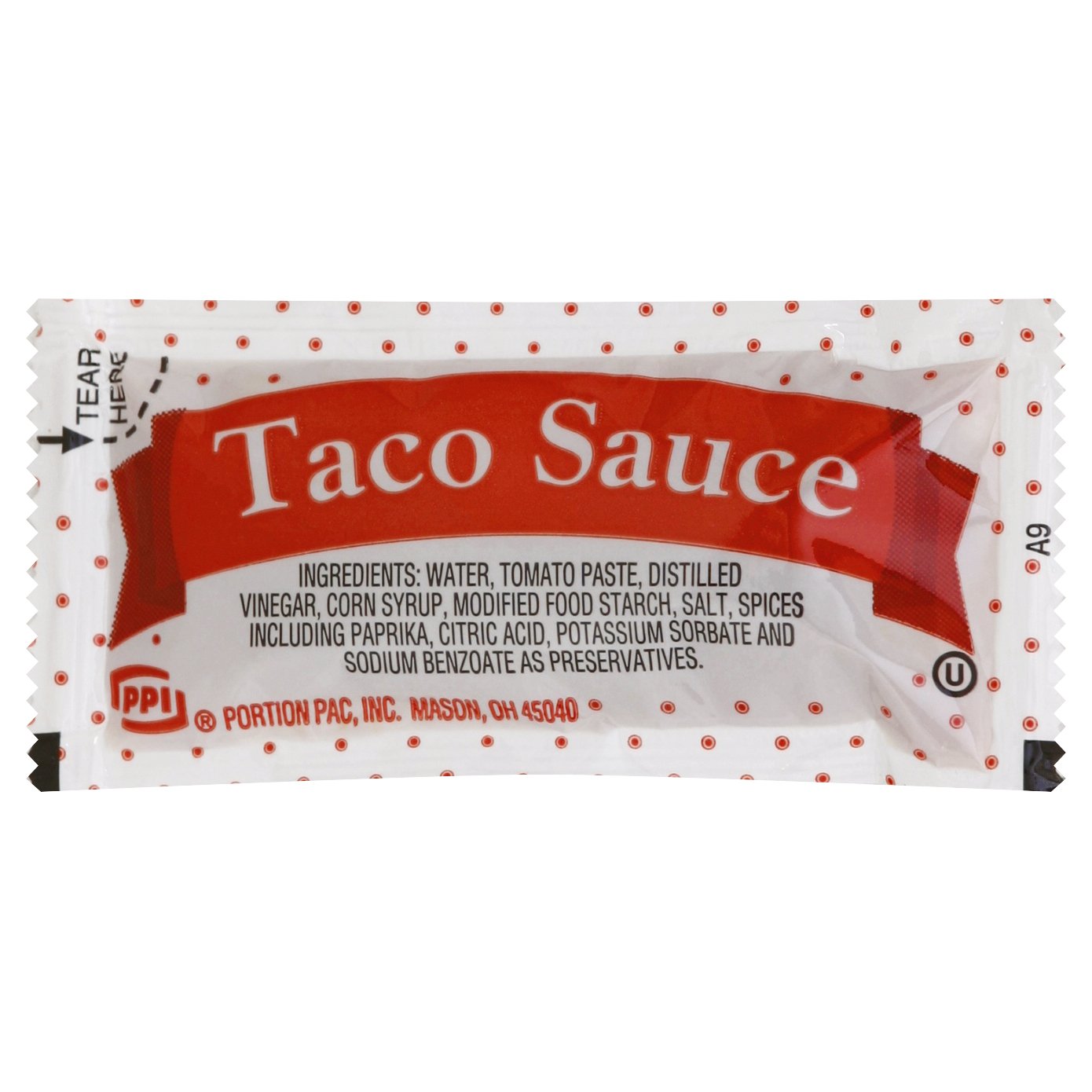 Portion Pack Taco Sauce, 0.32-Ounce Single Serve Packages (Pack of 200) 2