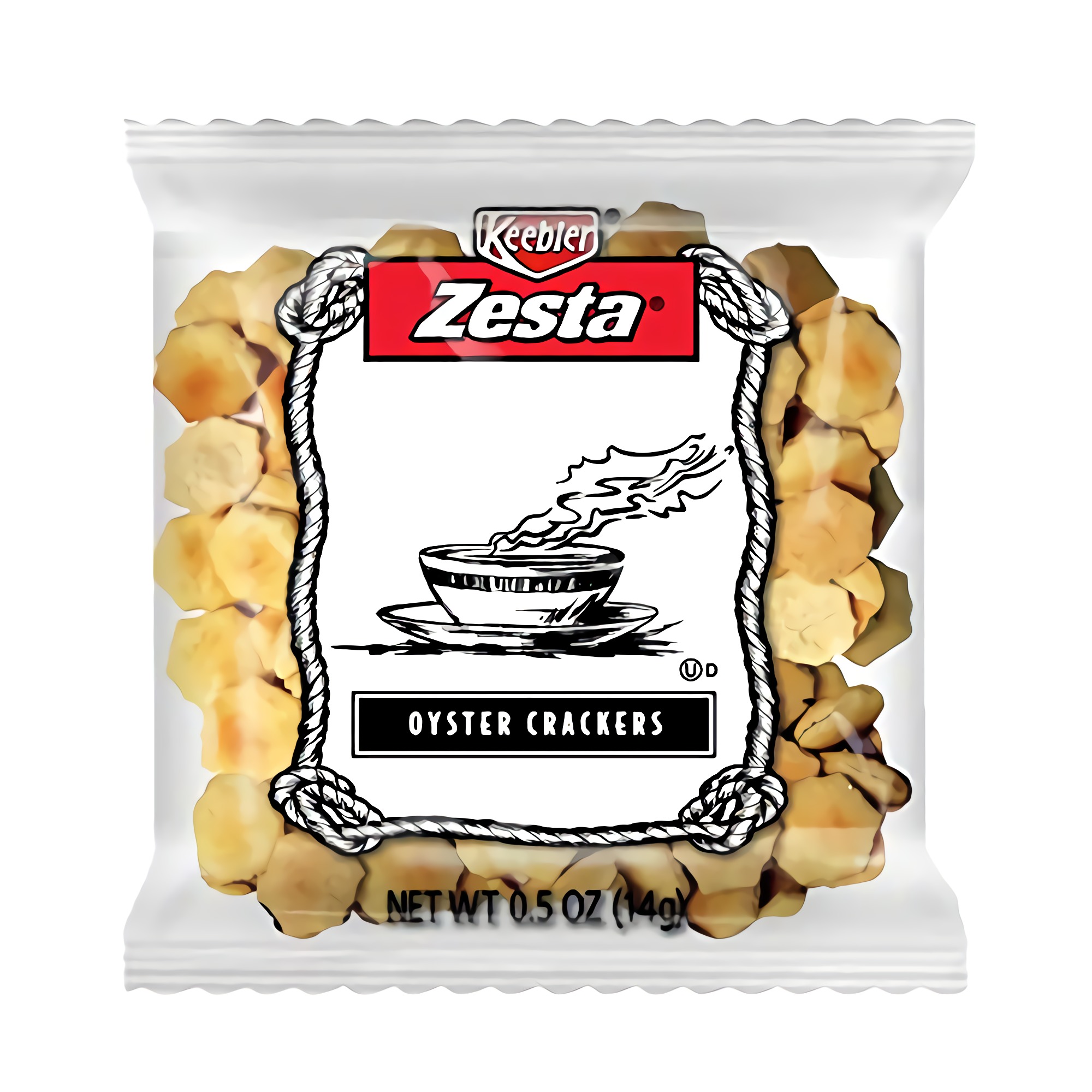 Keebler, Zesta, Oyster Crackers, Single Serve, 0.50 oz Pouch(Pack of 300) 2