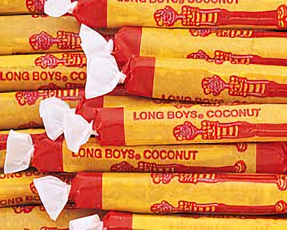 Atkinsons Coconut Long Boys Nostalgic New Orleans Chewy Candy, 48Ct Box 4