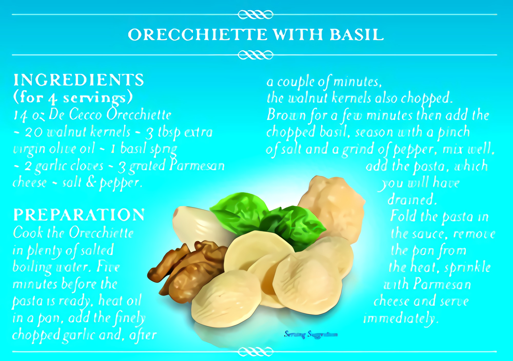 De Cecco Semolina Pasta, Orecchiette No.91, 1 Pound (Pack of 5) 5