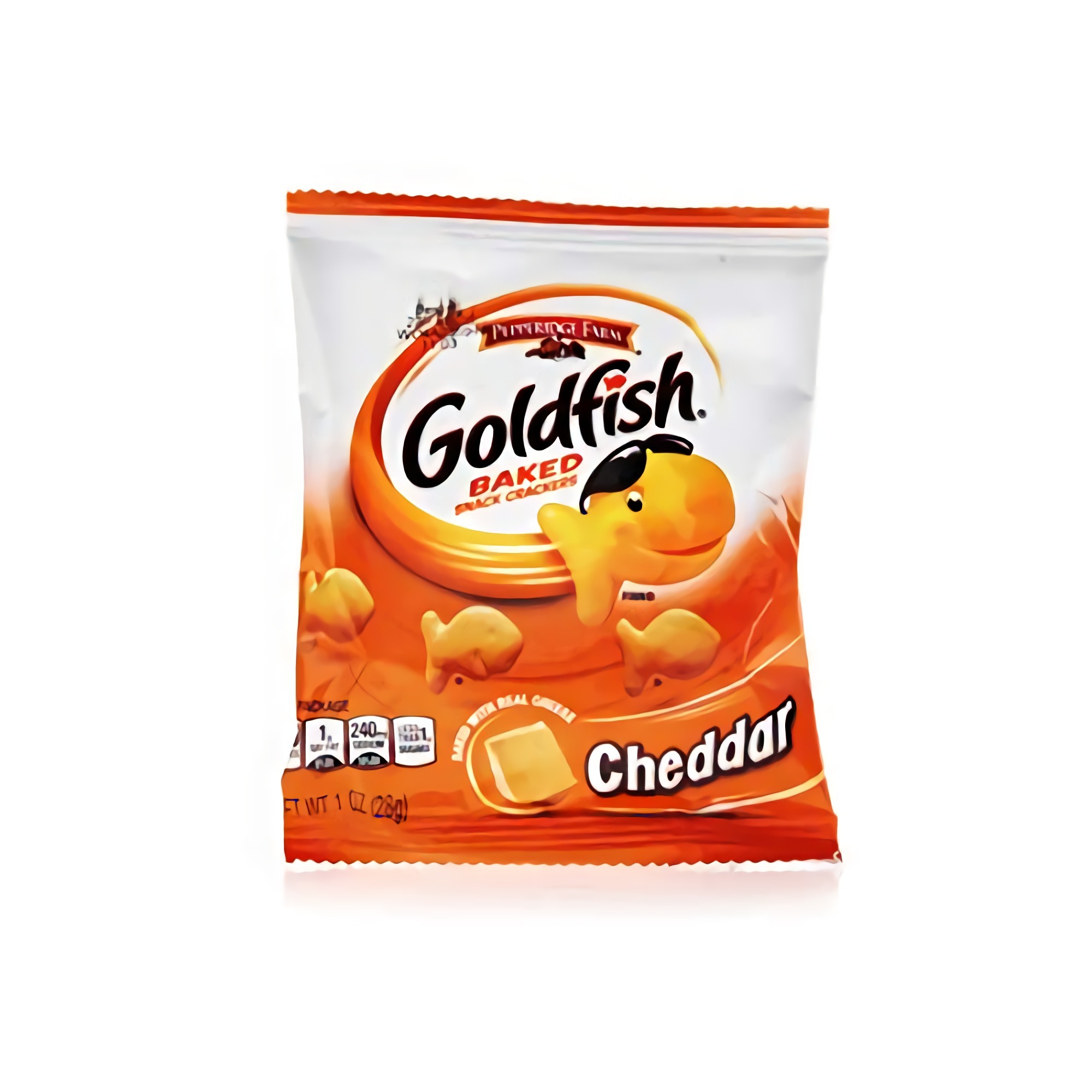 Pepperidge Farm Goldfish Baked Snack Crackers, Cheddar Cheese, 1 Ounce, Pack of 60 2