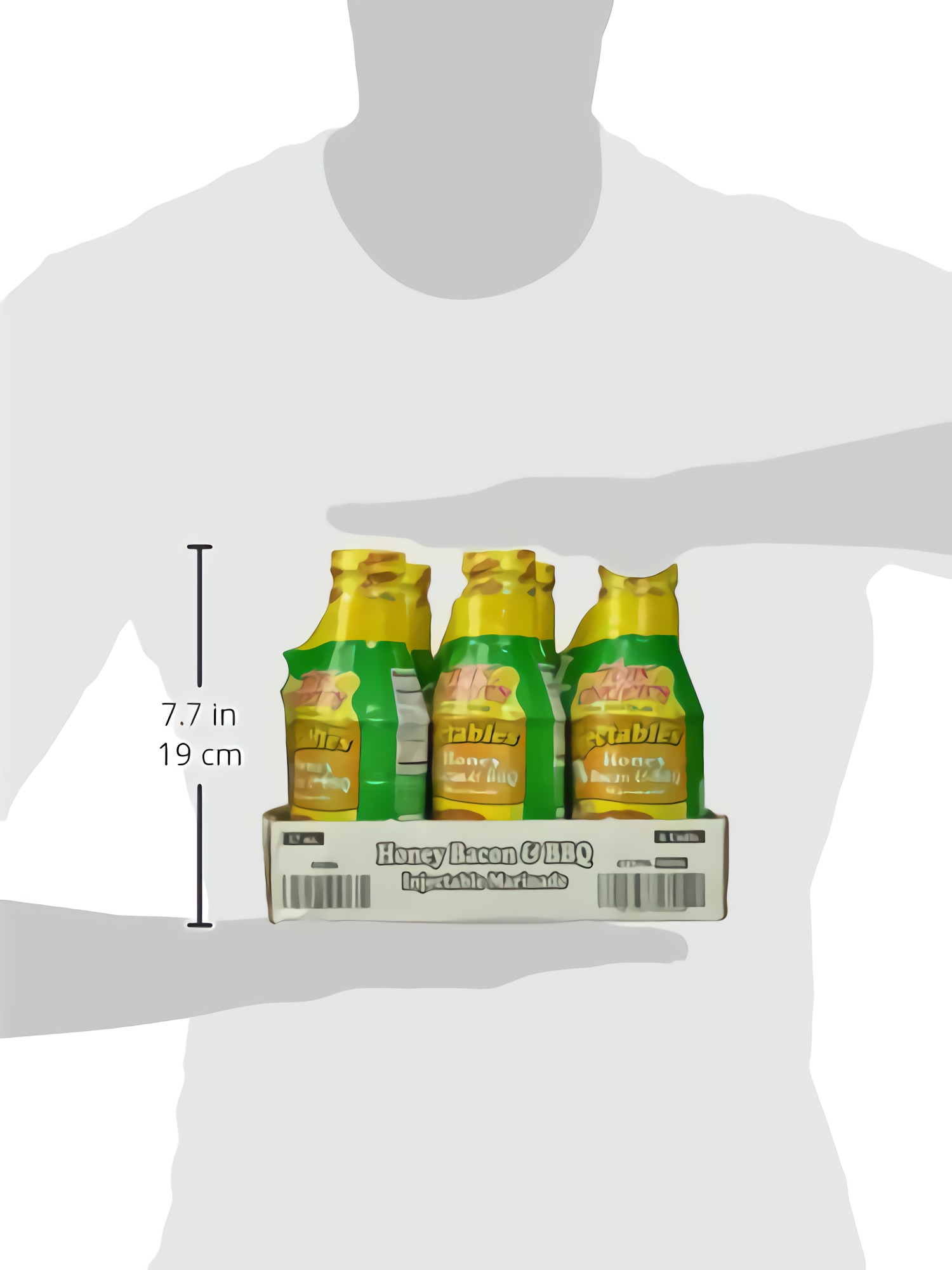 Tony Chachere Marinade, Honey Bacon BBQ with Injector, 17 Ounce (Pack of 6) 6