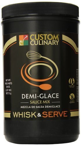 Custom Culinary Whisk and Serve Demi-Glace Sauce Mix, 38 Ounce by Custom Culinary