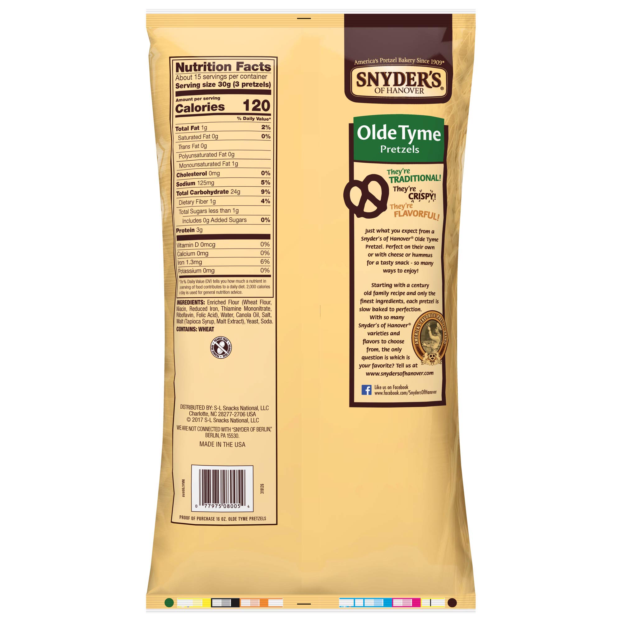 Snyder's of Hanover Olde Tyme Pretzel - 16 oz - 2 pk 5