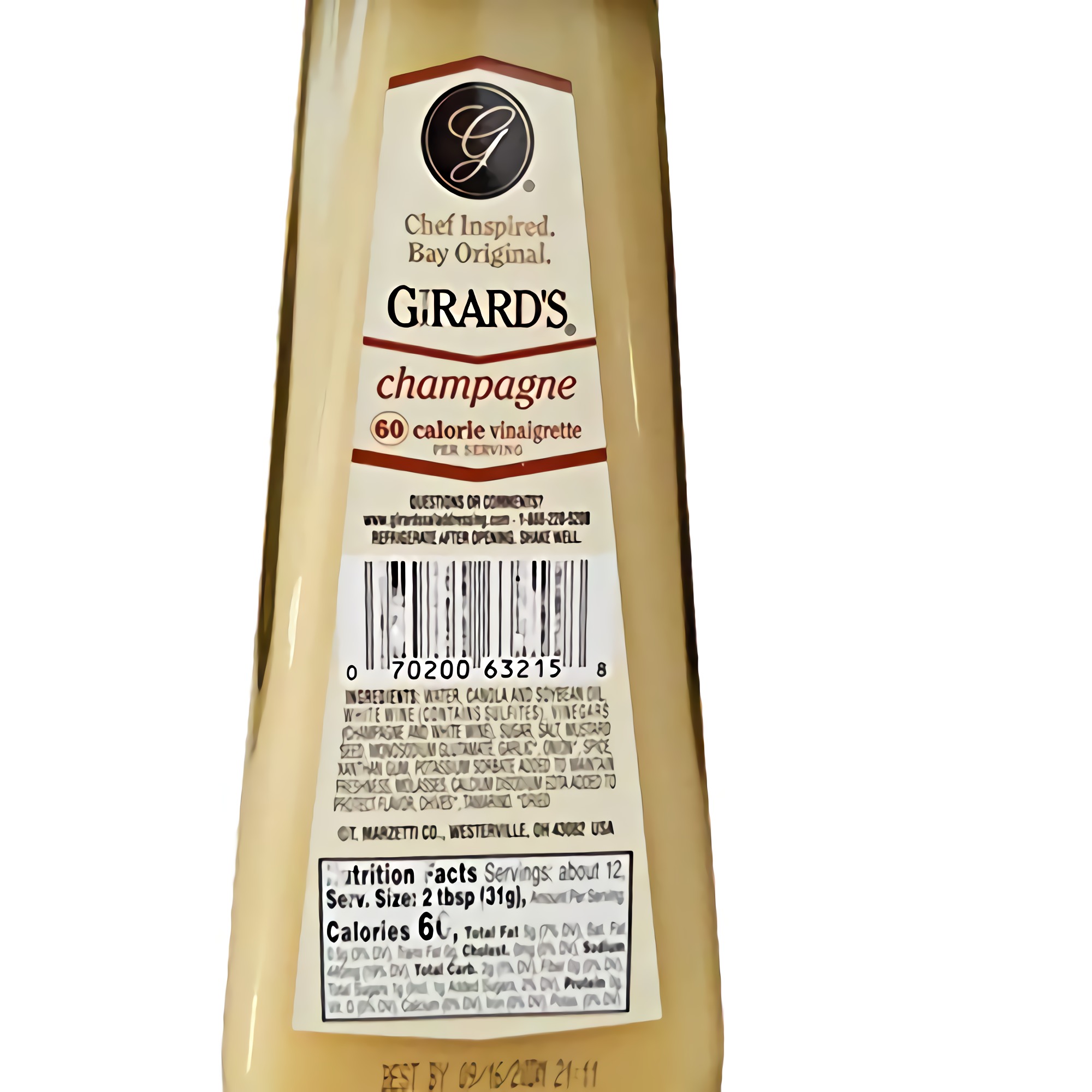 Girard's Dressing, Light Champagne, 12 Ounce (Pack of 6) 3