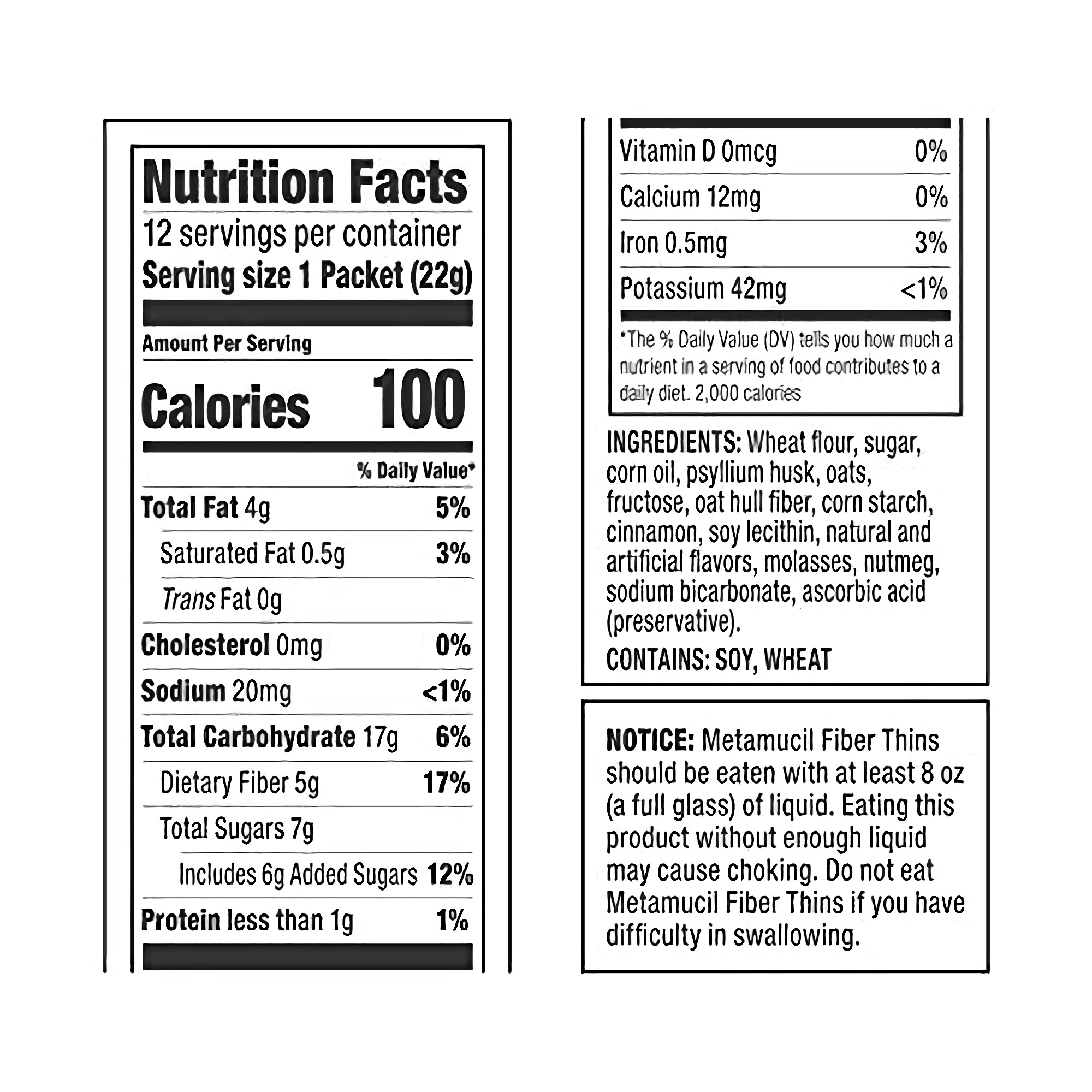 Metamucil Fiber Thins Wafers, Cinnamon Spice | 4 Boxes 3