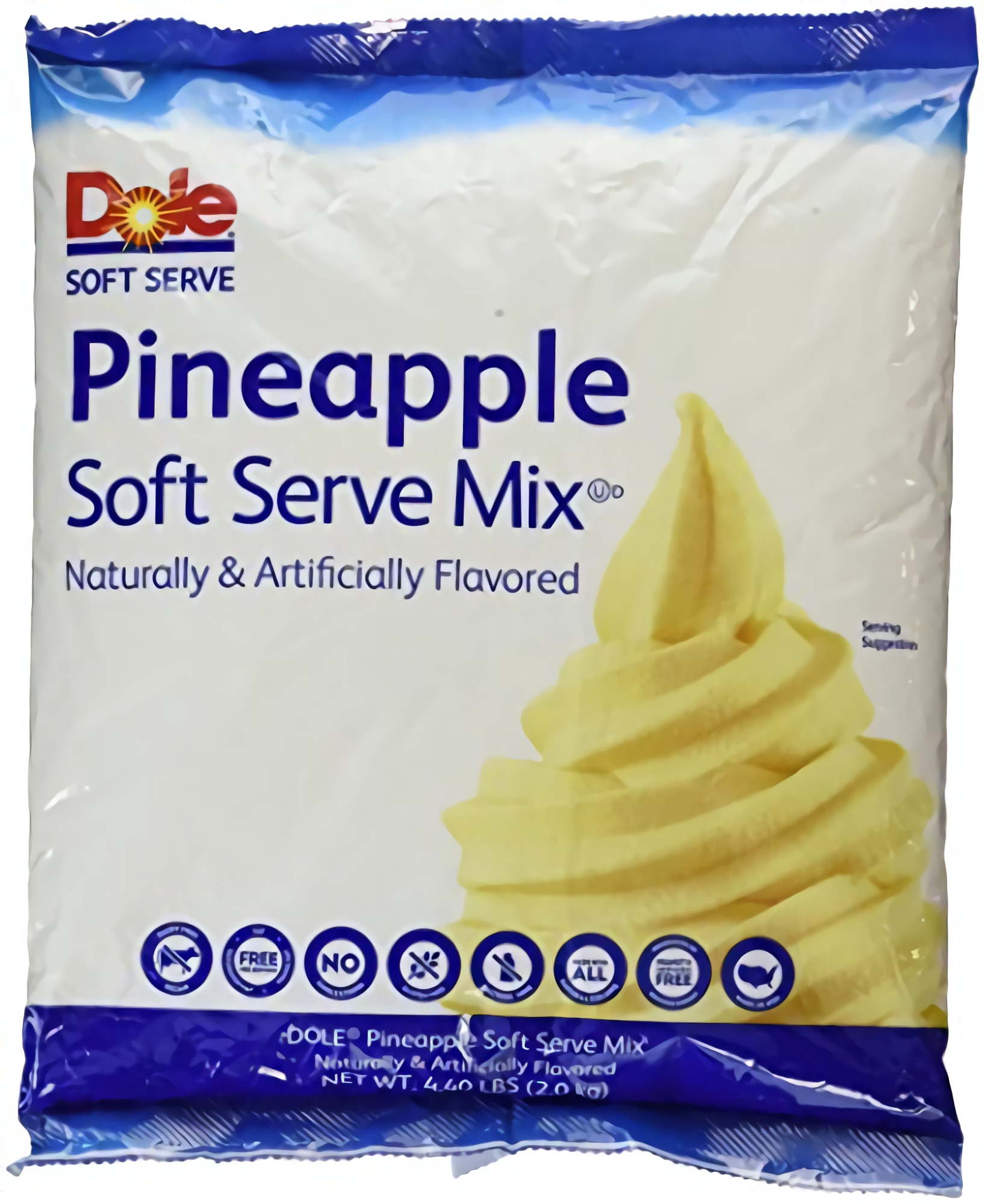 Dole Soft Serve Mix 4,75 Pfund, Ananas, 70,4 Unze - Bild 2 von 5