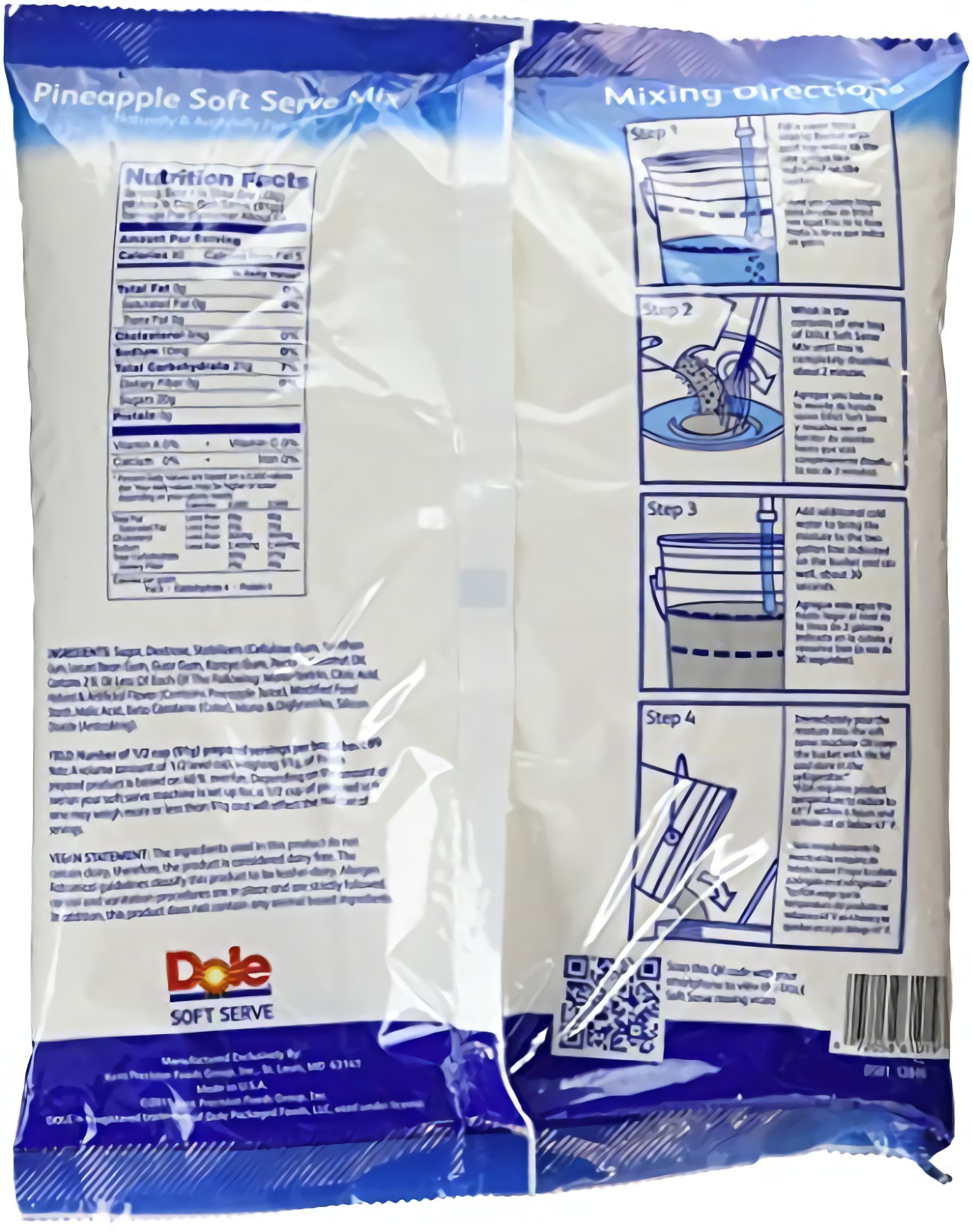 Dole Soft Serve Mix 4,75 Pfund, Ananas, 70,4 Unze - Bild 3 von 5