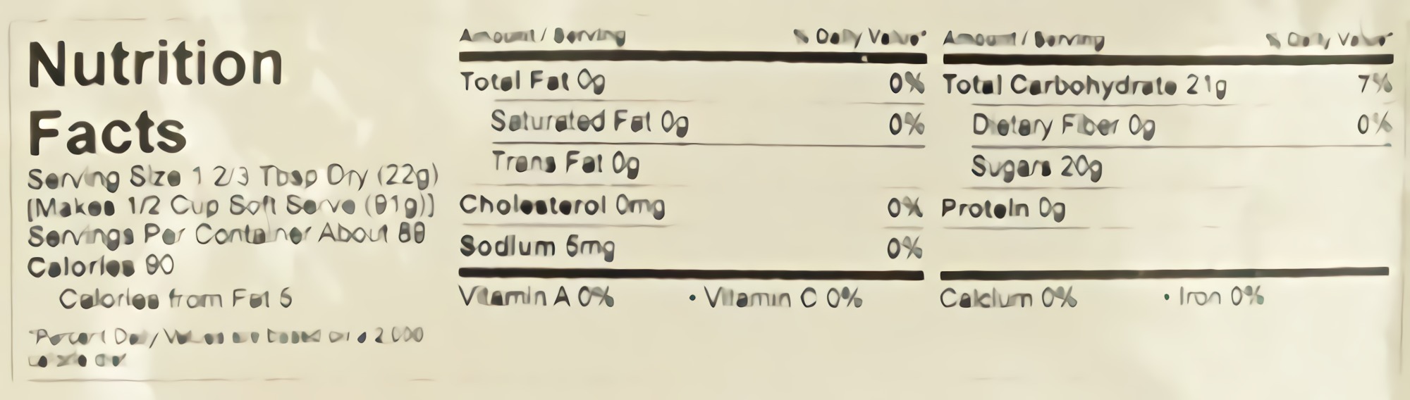 Dole Soft Serve Mix, Mango, 4.75 Pound 3