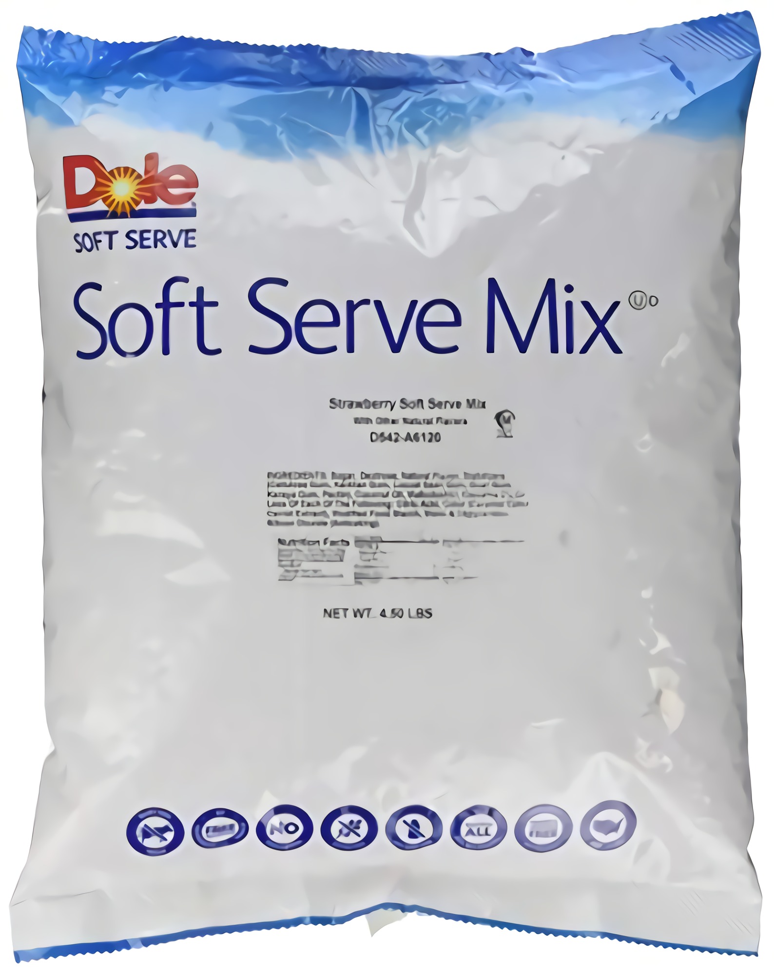 Dole Soft Serve Mix, Strawberry, 4.5 Pound 2