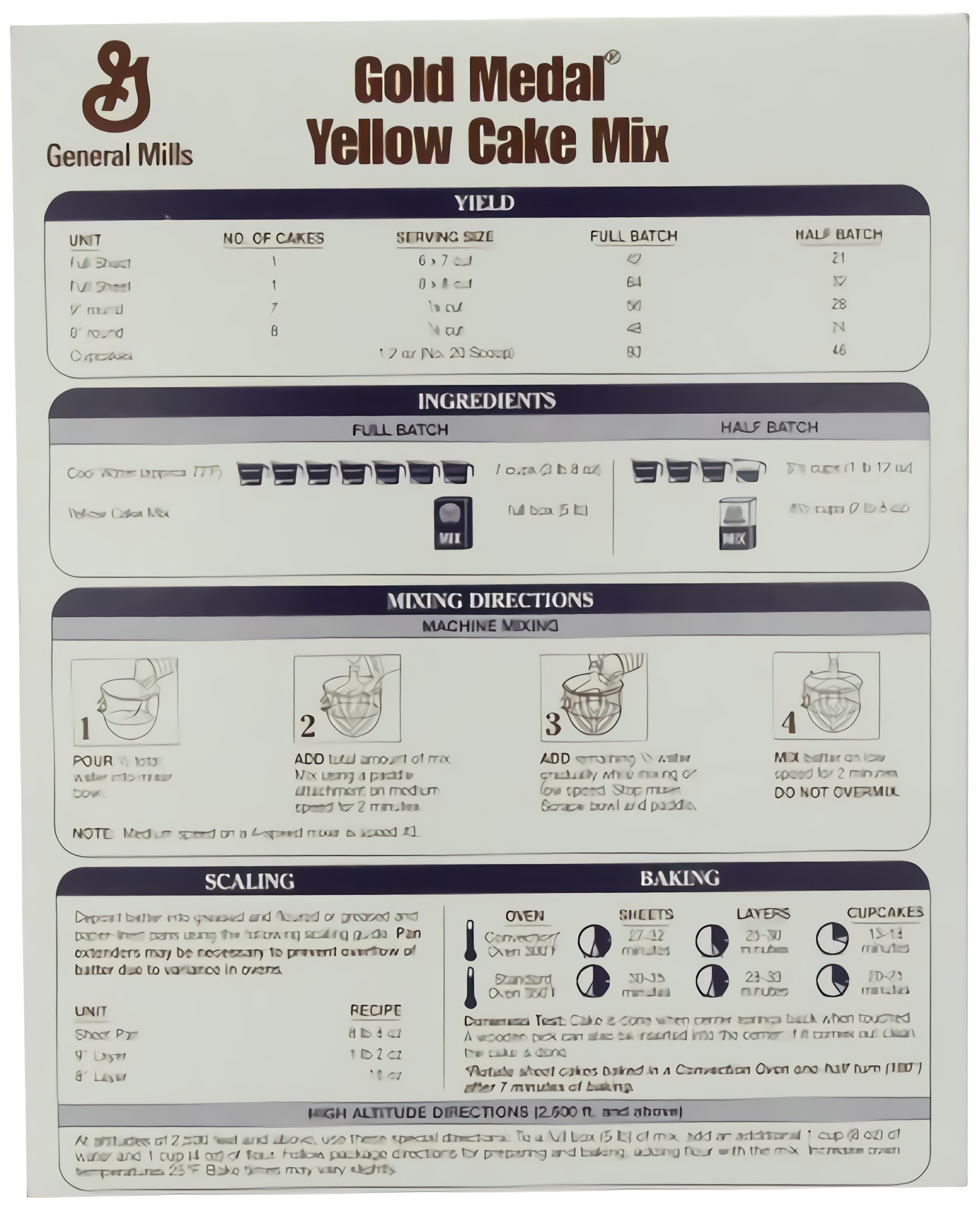 Gold Medal Yellow Cake Mix, 5-Pound 3