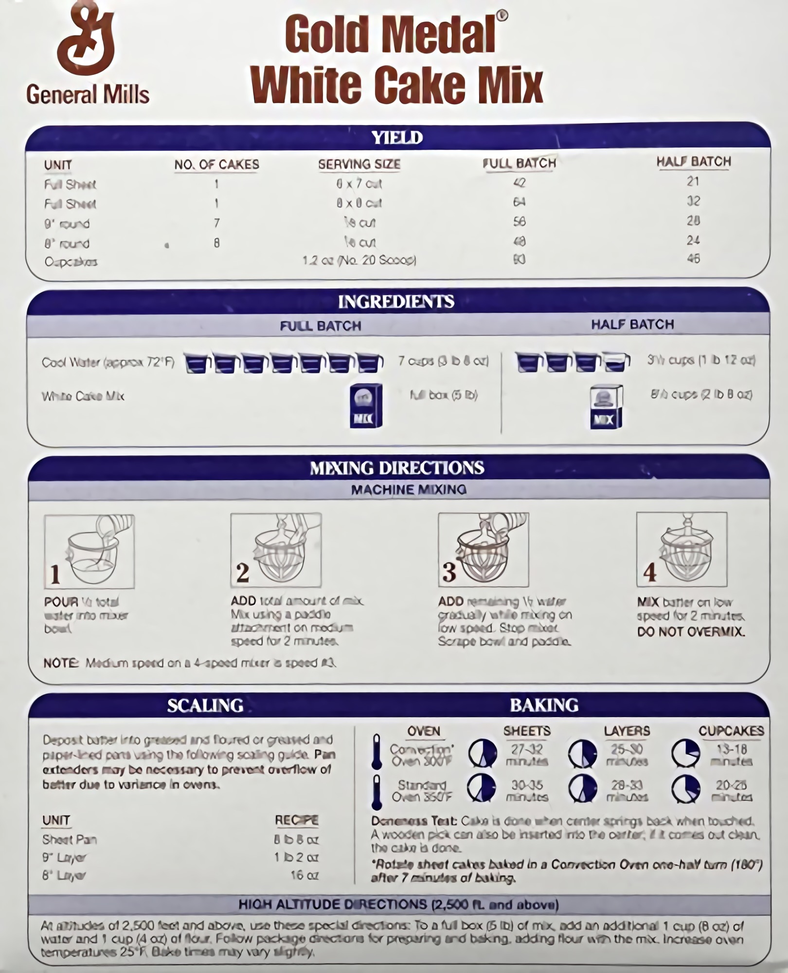 Gold Medal White Cake Mix, 5-Pound 4