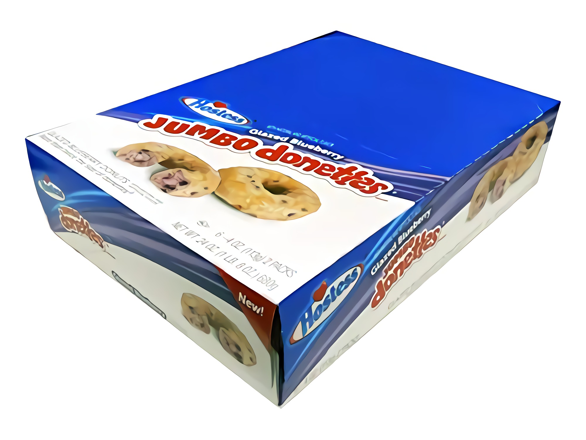 Hostess Jumbo Blueberry Donettes 2-Pack | 6 Count 2