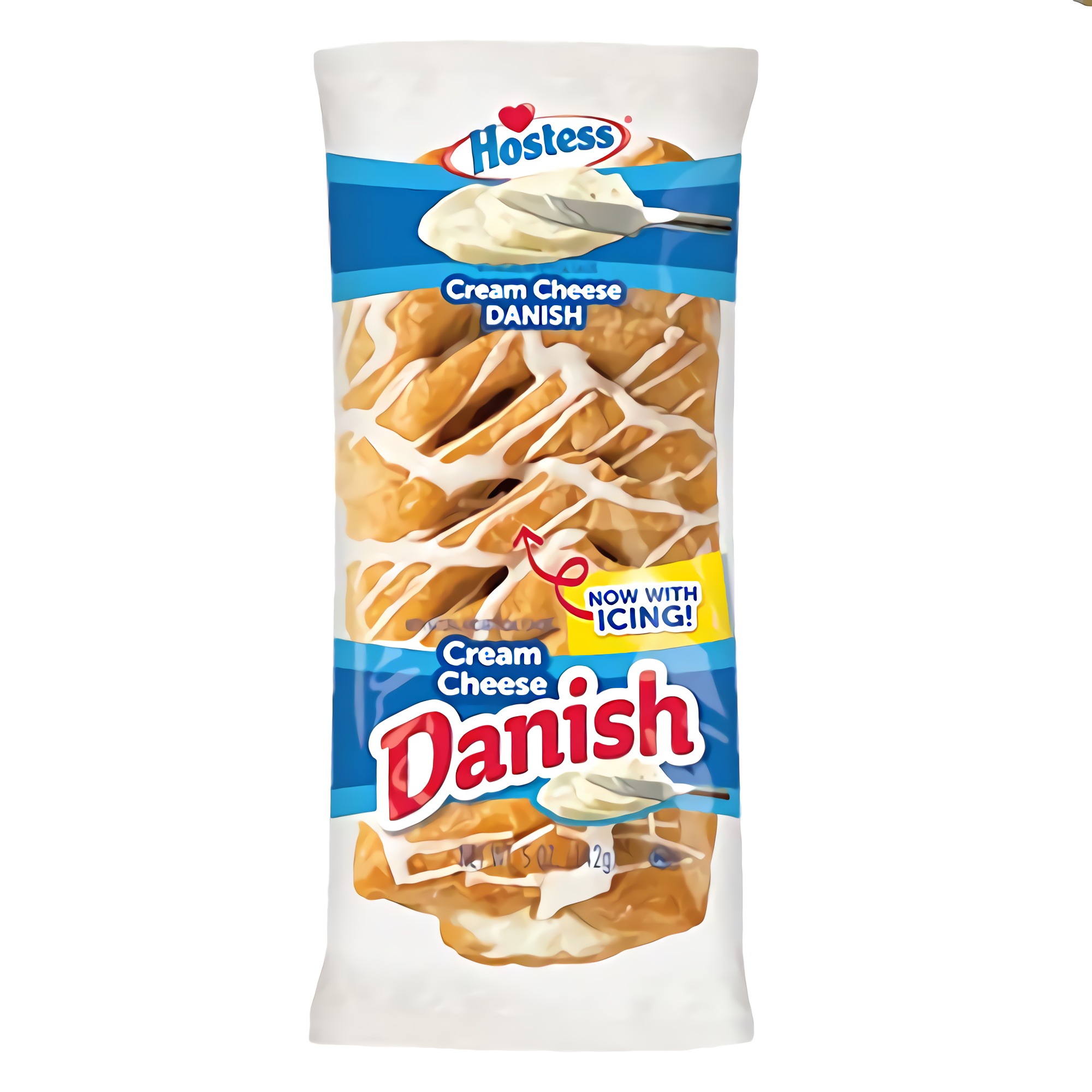 Hostess Cream Cheese Danish Pastries | Value 12 Pack 2