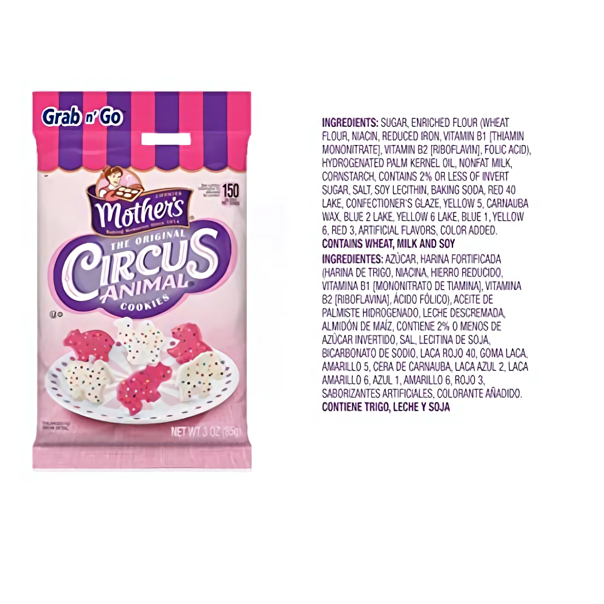 Mother's Iced Animal Crackers Cookies Circus Animals | 3 Oz (6 Pack) 3