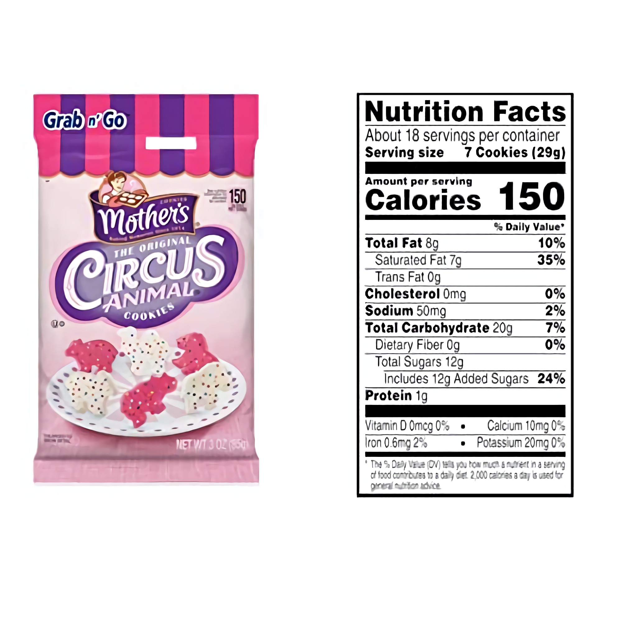 Mother's Iced Animal Crackers Cookies Circus Animals | 3 Oz (6 Pack) 4