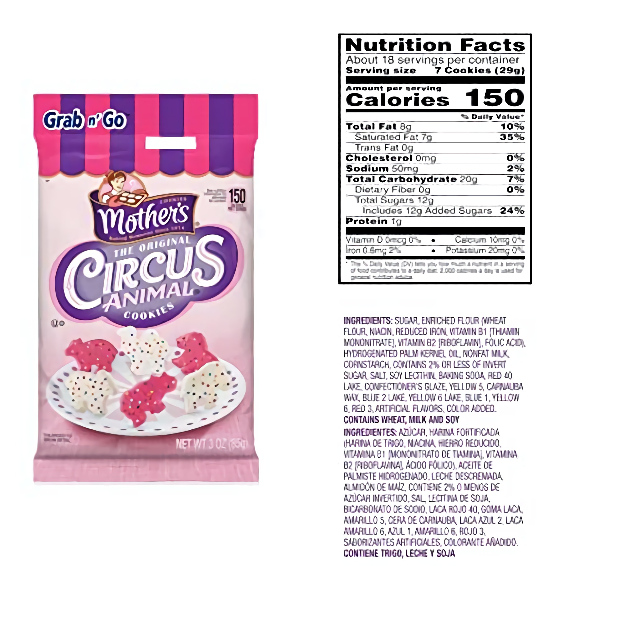 Mother's Iced Animal Crackers Cookies Circus Animals | 3 Oz (6 Pack) 5