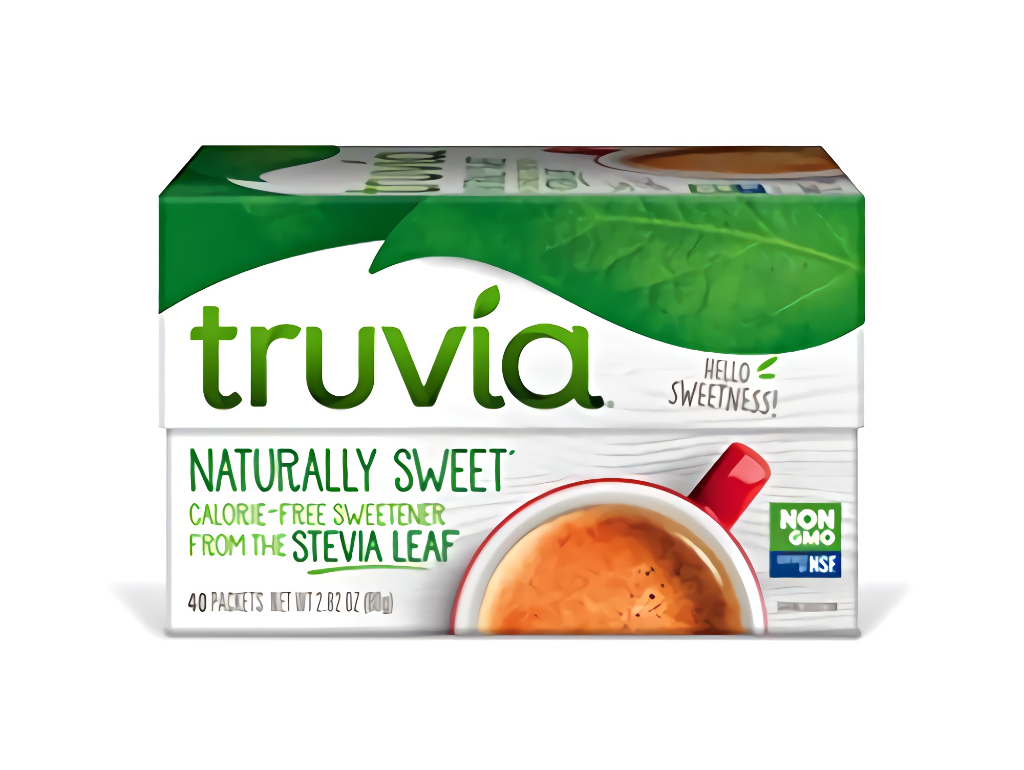 Truvia Natural Stevia Sweetener Packets, (Net Wt. 2.82 oz), 40 Count (Pack of 12) 2