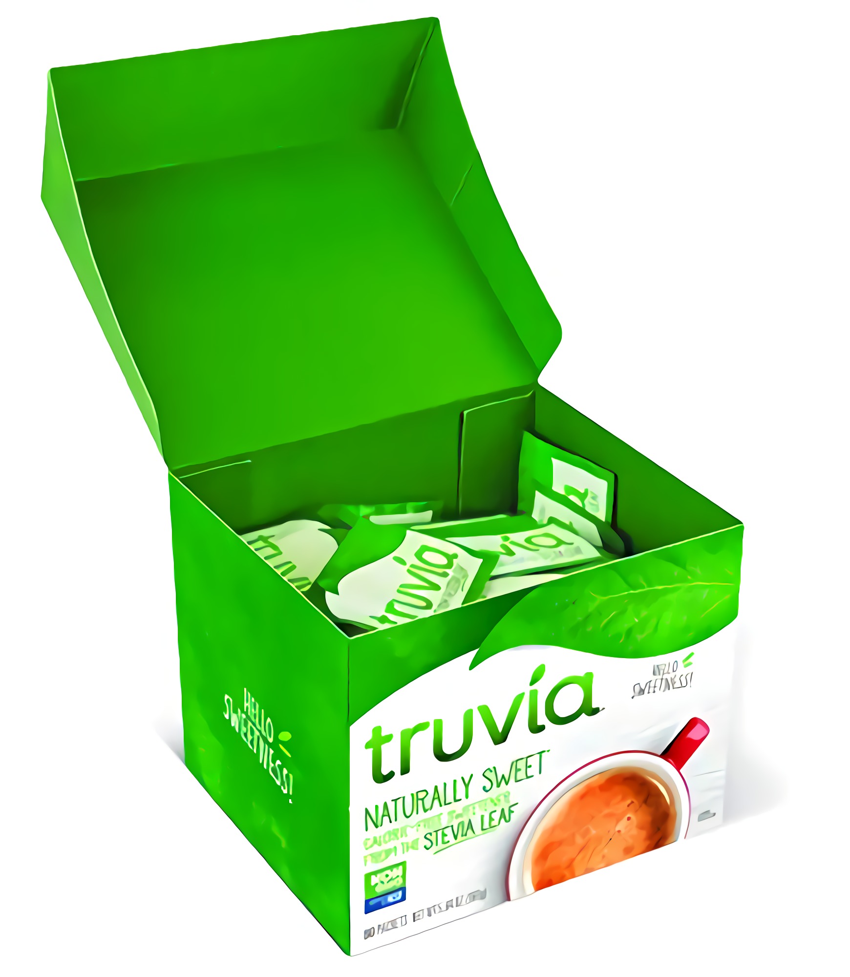 Truvia Natural Stevia Sweetener Packets, (Net Wt. 5.64 oz) (Pack of 12), 80 Count (Pack of 12) 5