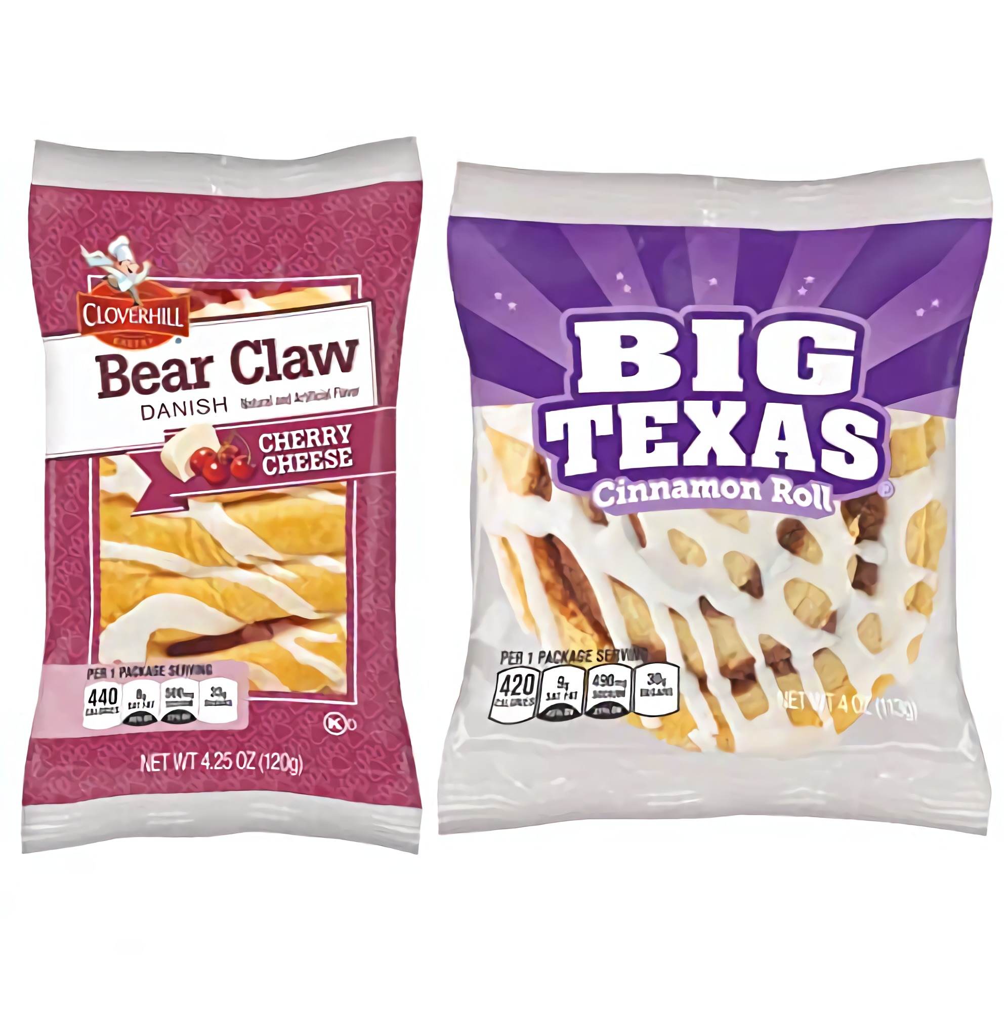 Cloverhill Big Texas & Cherry Danish | 12 Pack